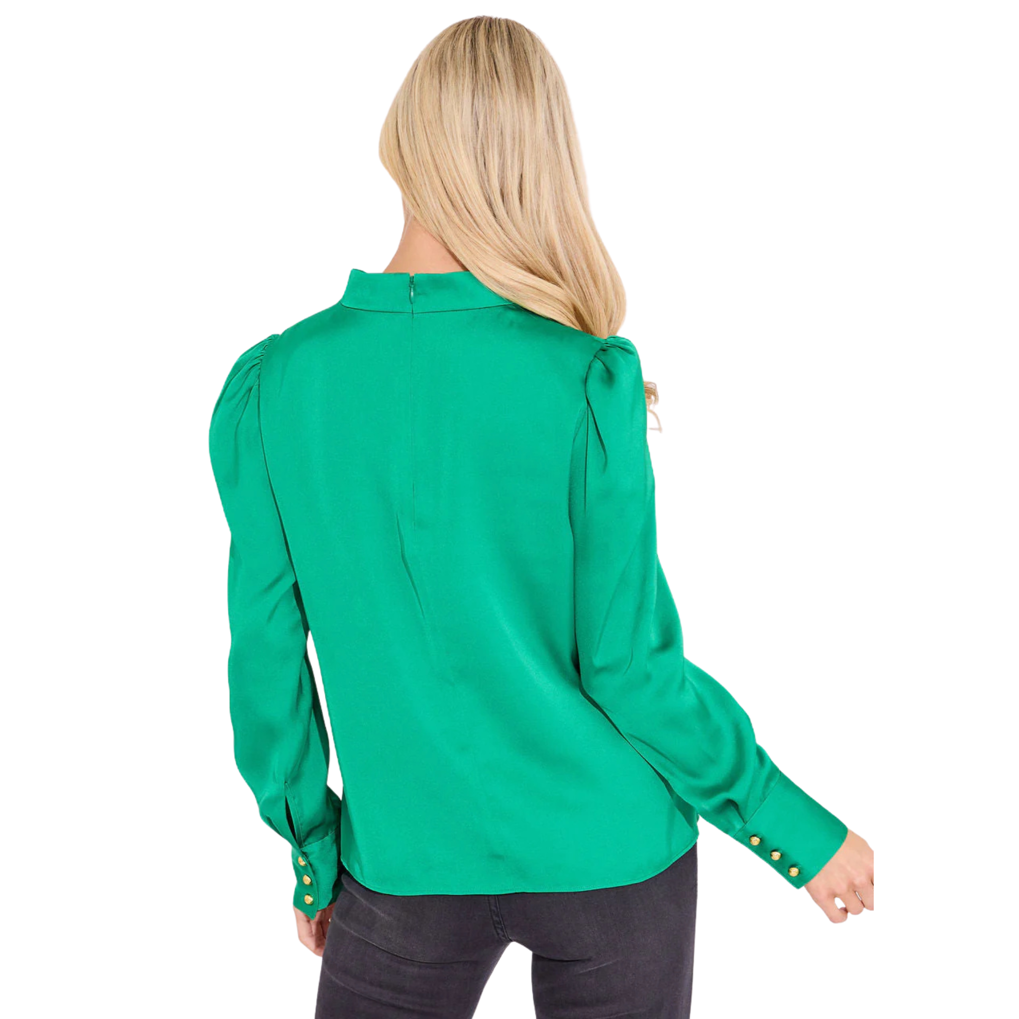 Scarlett Top in Malachite-Fairley Fancy