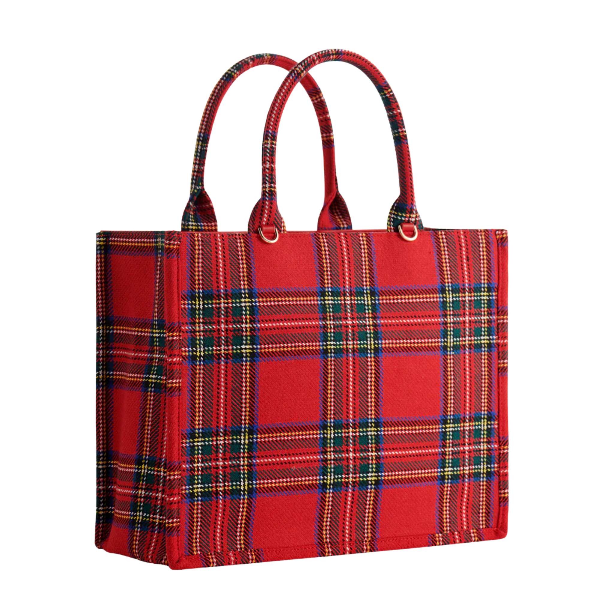 Scottie Tote in Red-Fairley Fancy