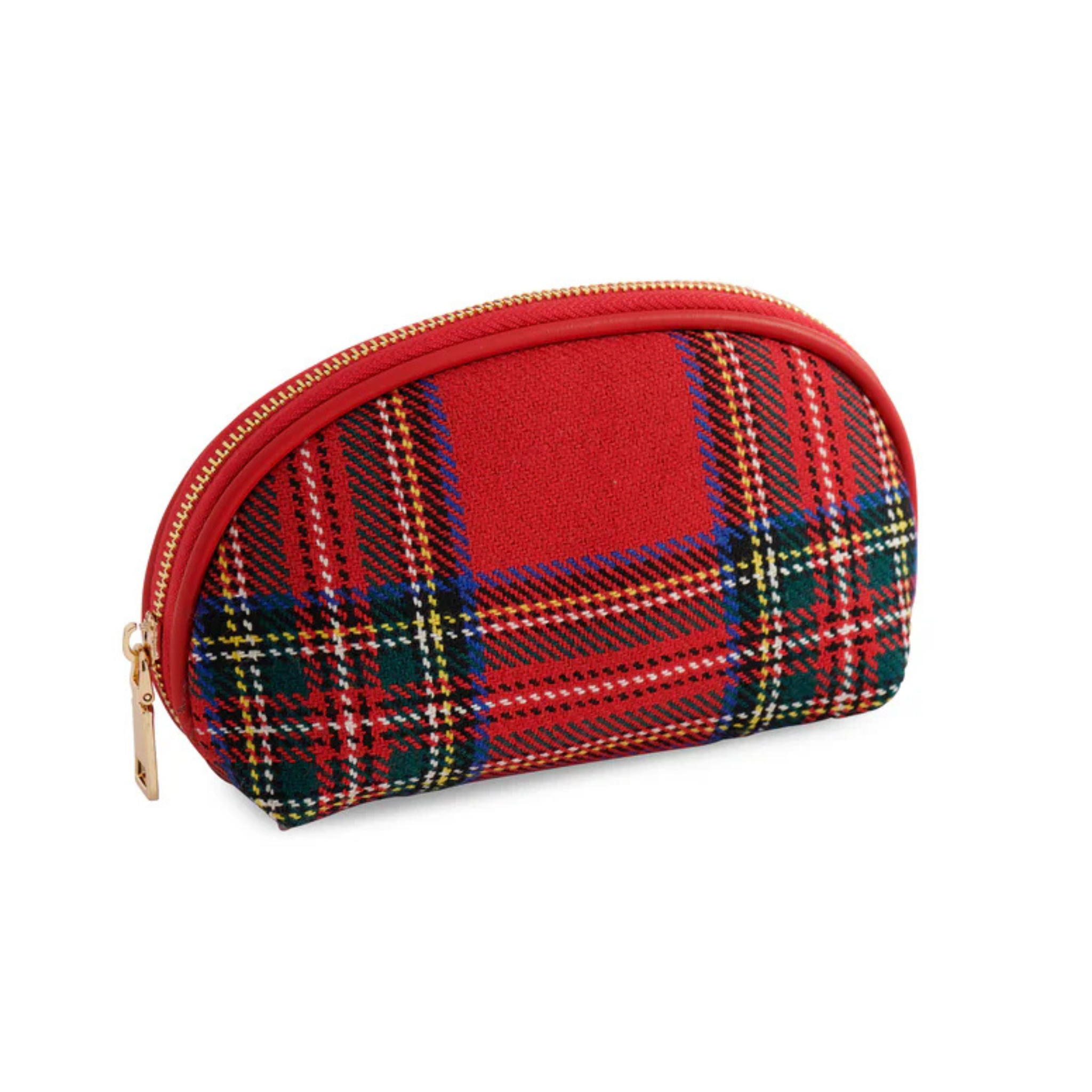 Scottie Zip Pouch in Red-Fairley Fancy