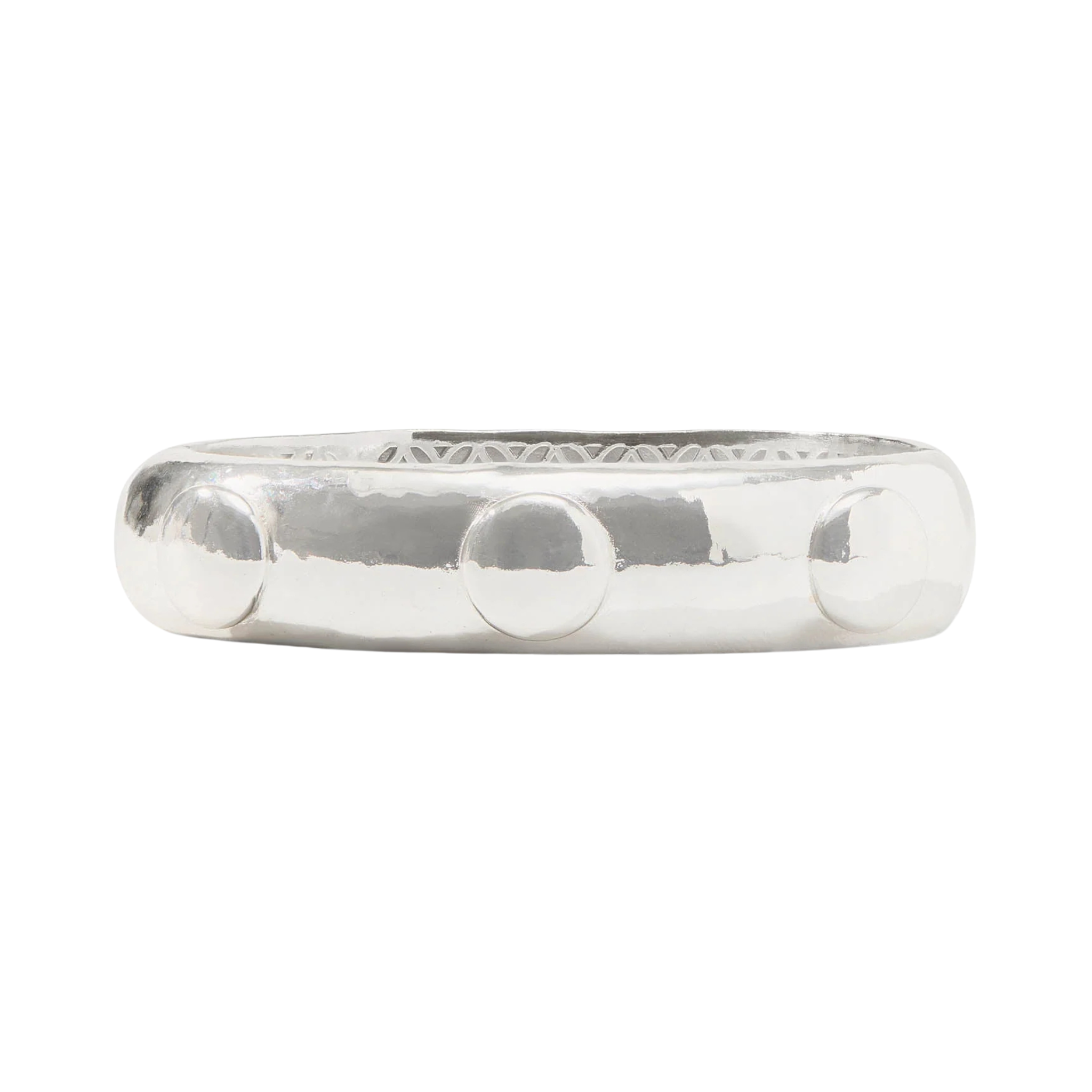 Solara Hinge Bangle in Silver-Fairley Fancy