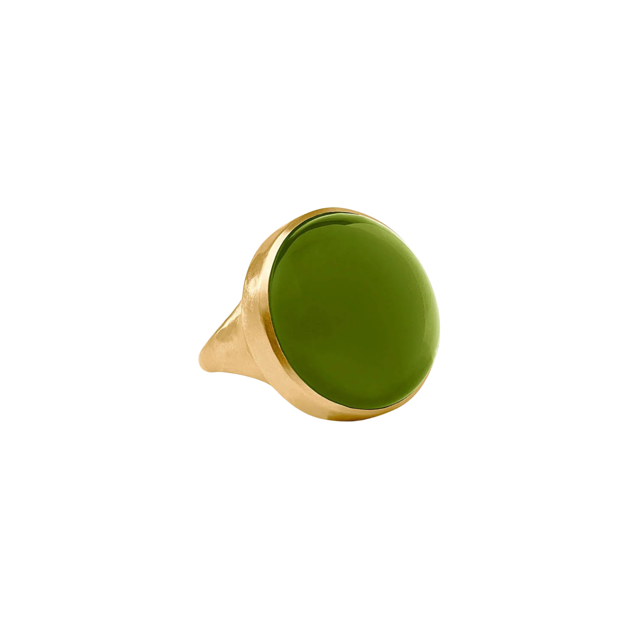 Solara Statement Ring in Palmetto Green-Fairley Fancy