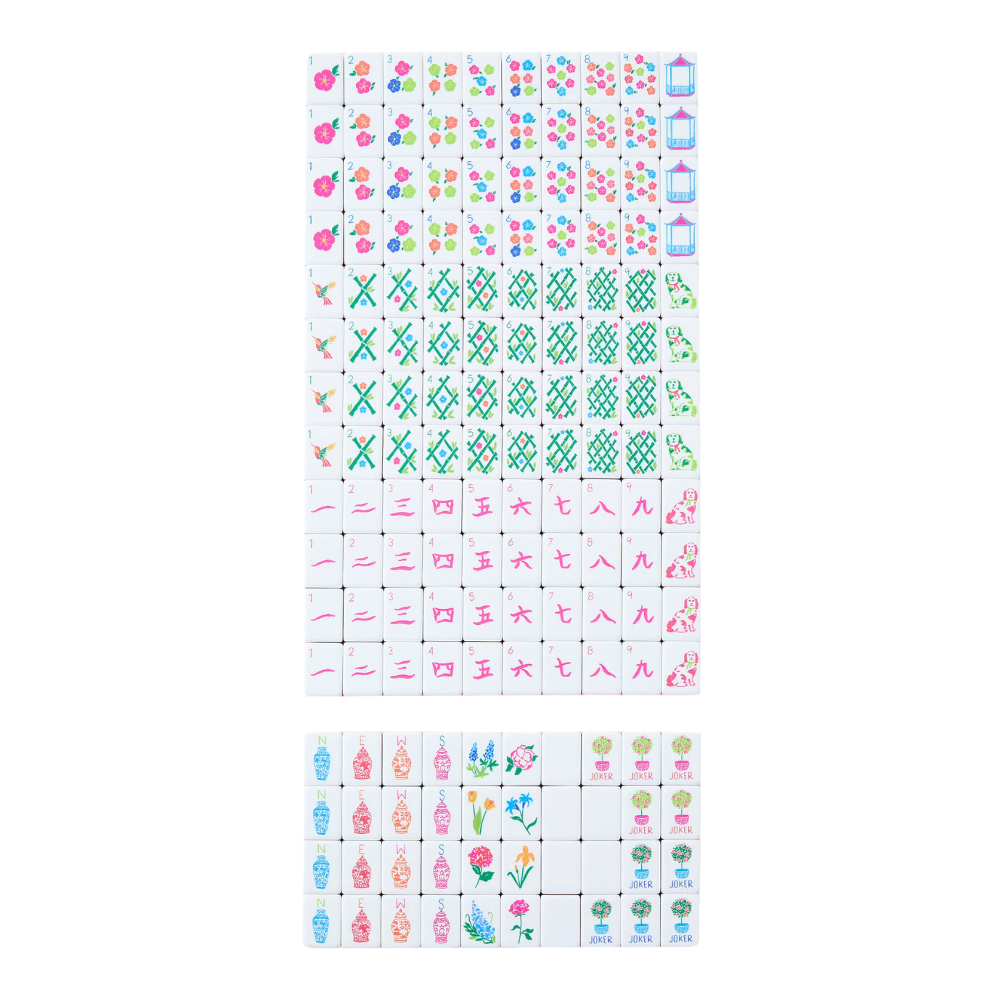 Sunset Mahjong Tiles-Fairley Fancy2