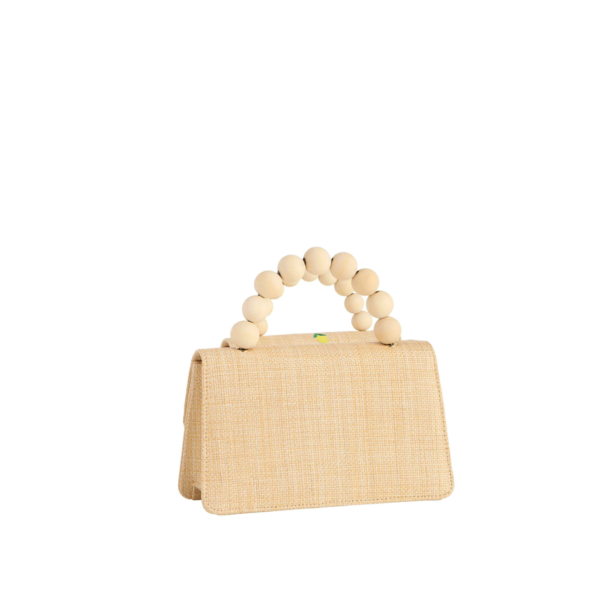 Lemon Mini Bag in Natural Back View