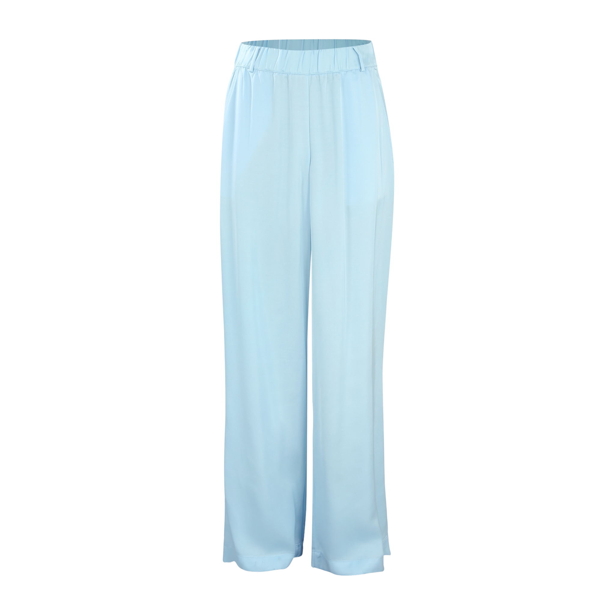 Woven Pant in Aqua Front View