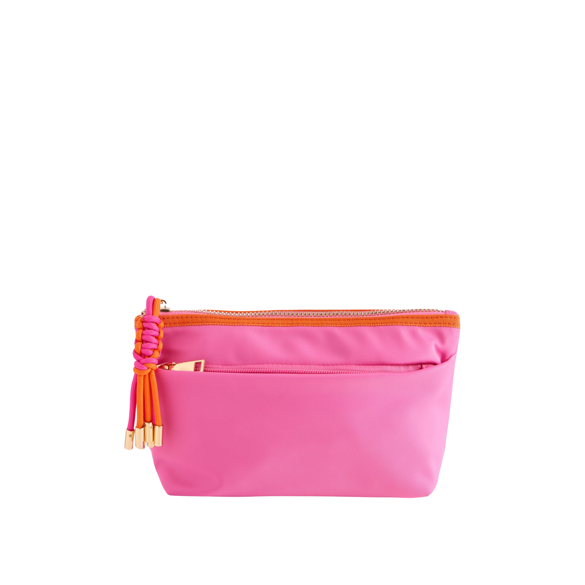 Jet Zip Pouch in Pink Back View