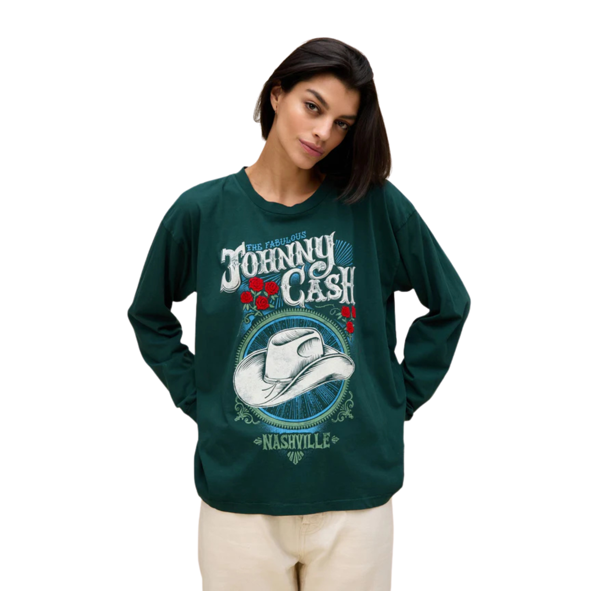 Johnny Cash The Fabulous Long Sleeve Merch - Fairley Fancy