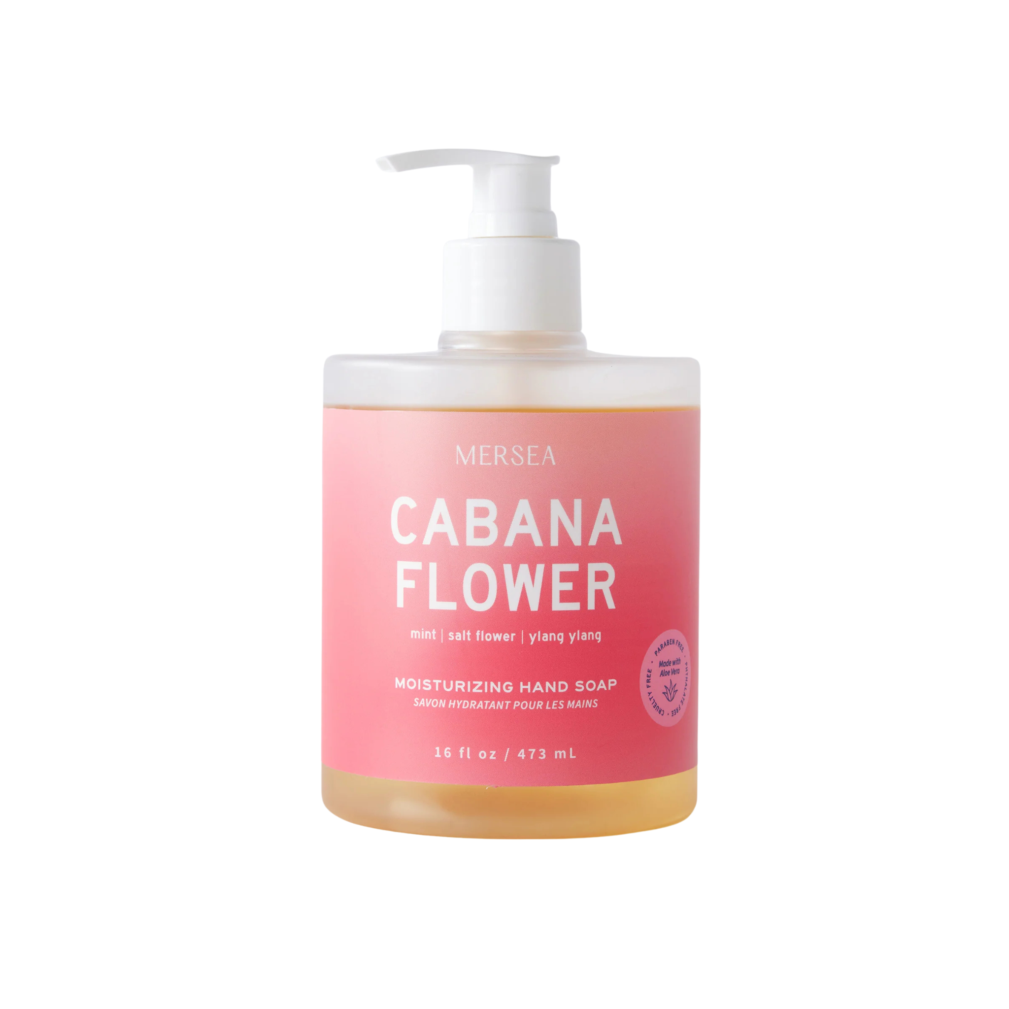 Hand Soap in Cabana Flower Front View