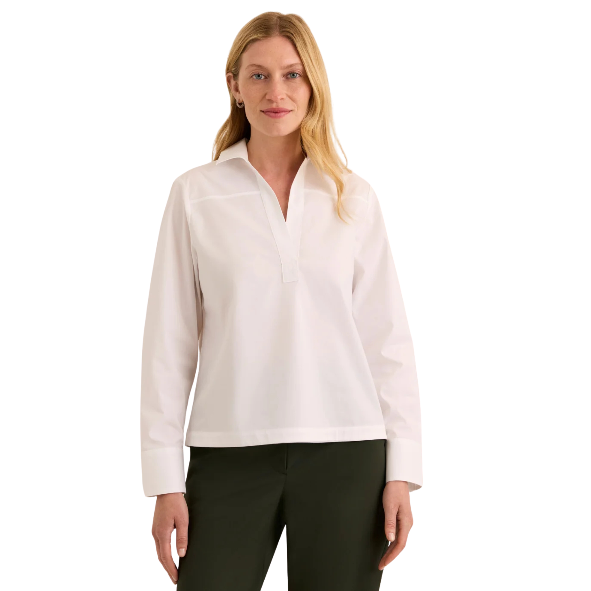 Monica Long Sleeve Top in Poppy