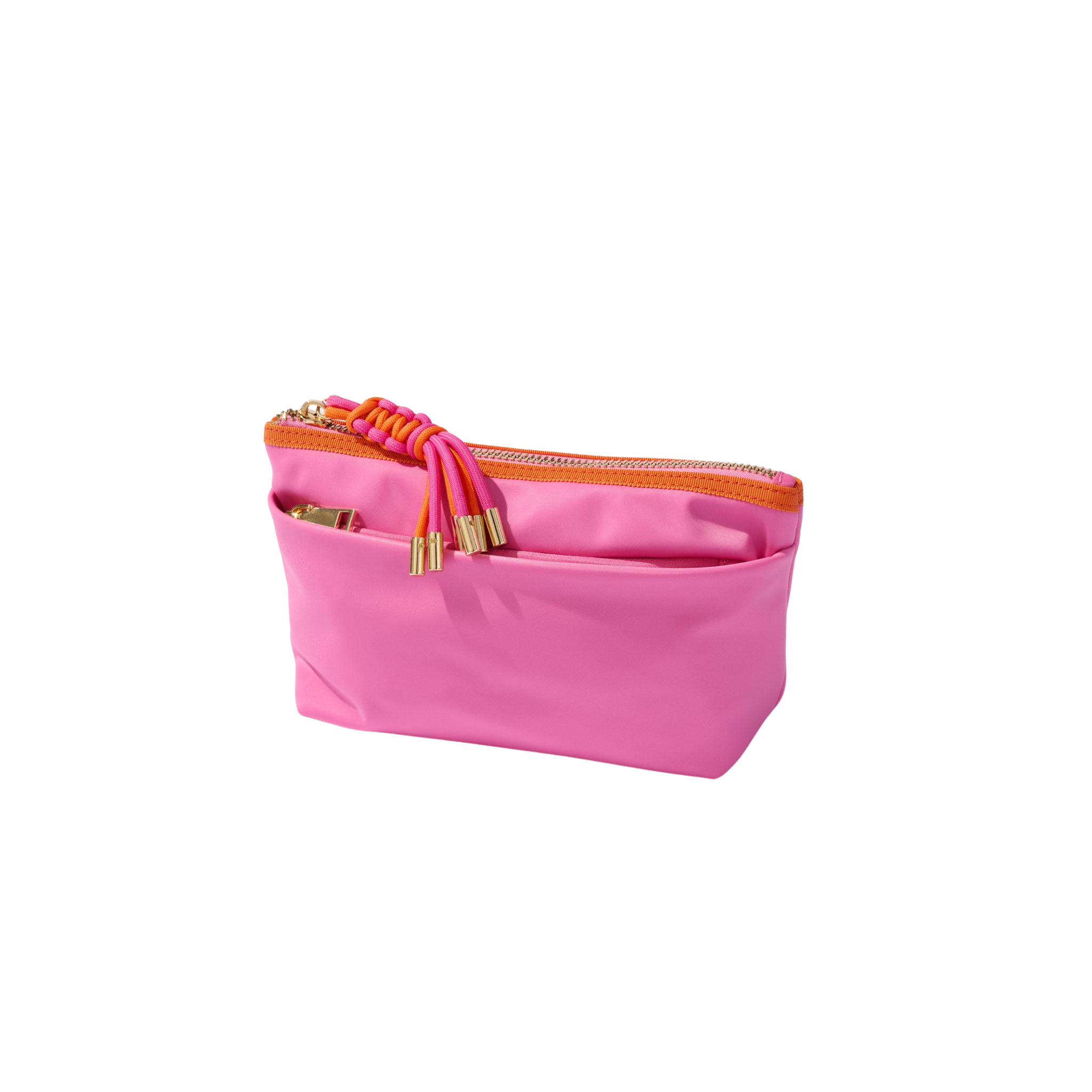 Jet Zip Pouch in Pink Front View