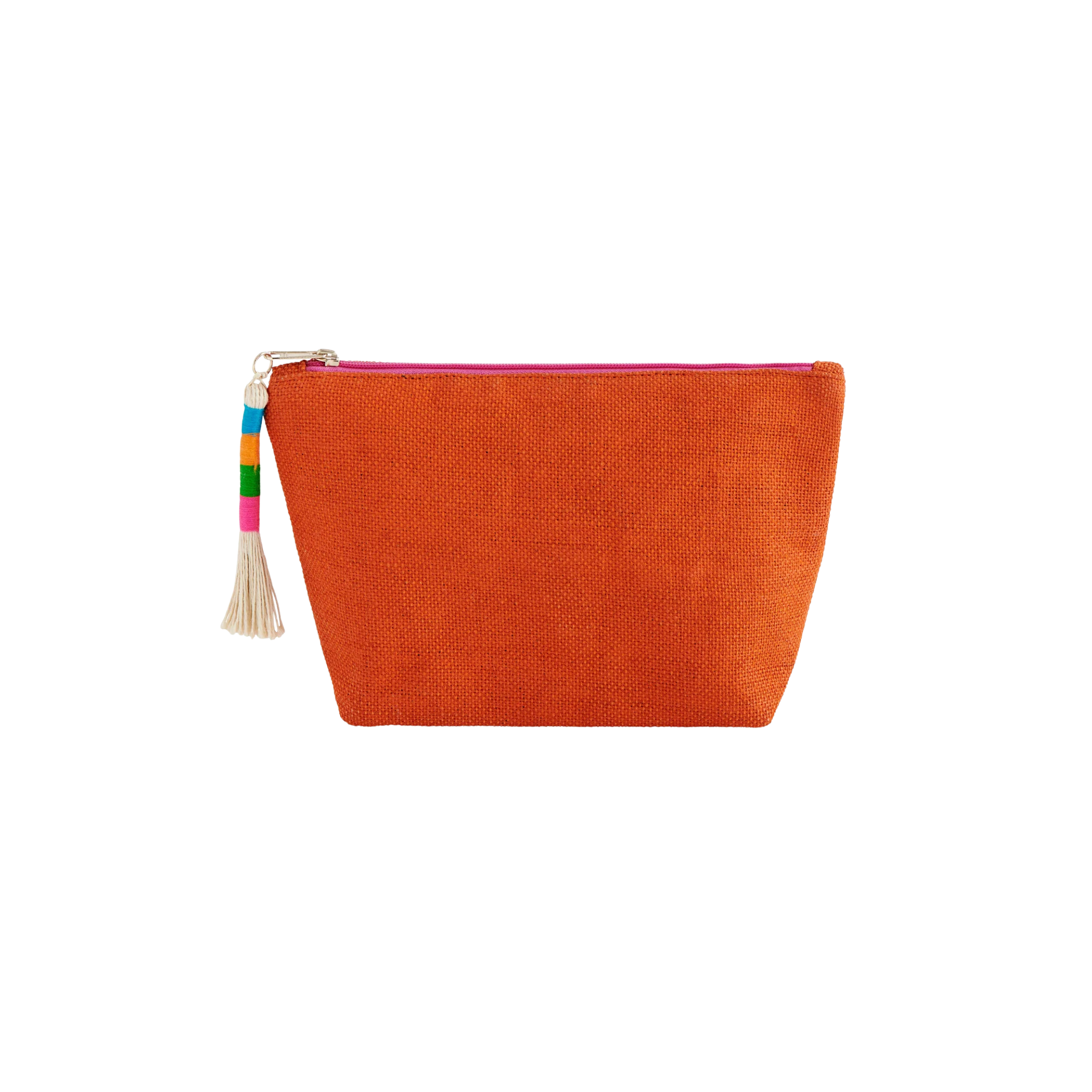 Cutie Zip Pouch in Orange Front View