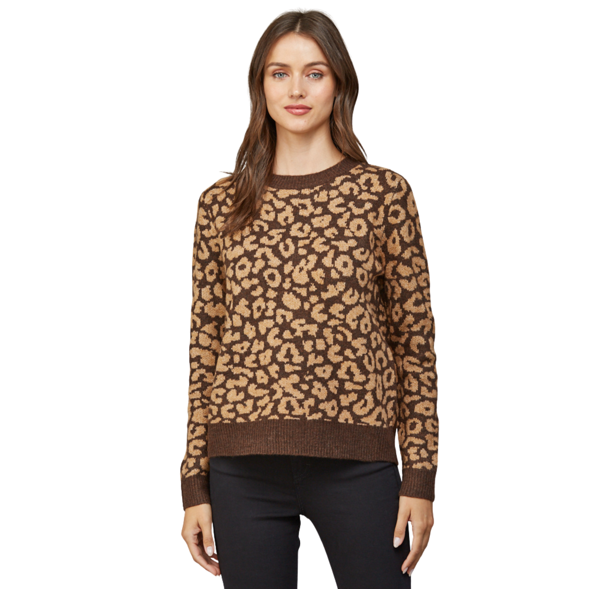 Wild at Heart Crew Neck Sweater-Fairley Fancy