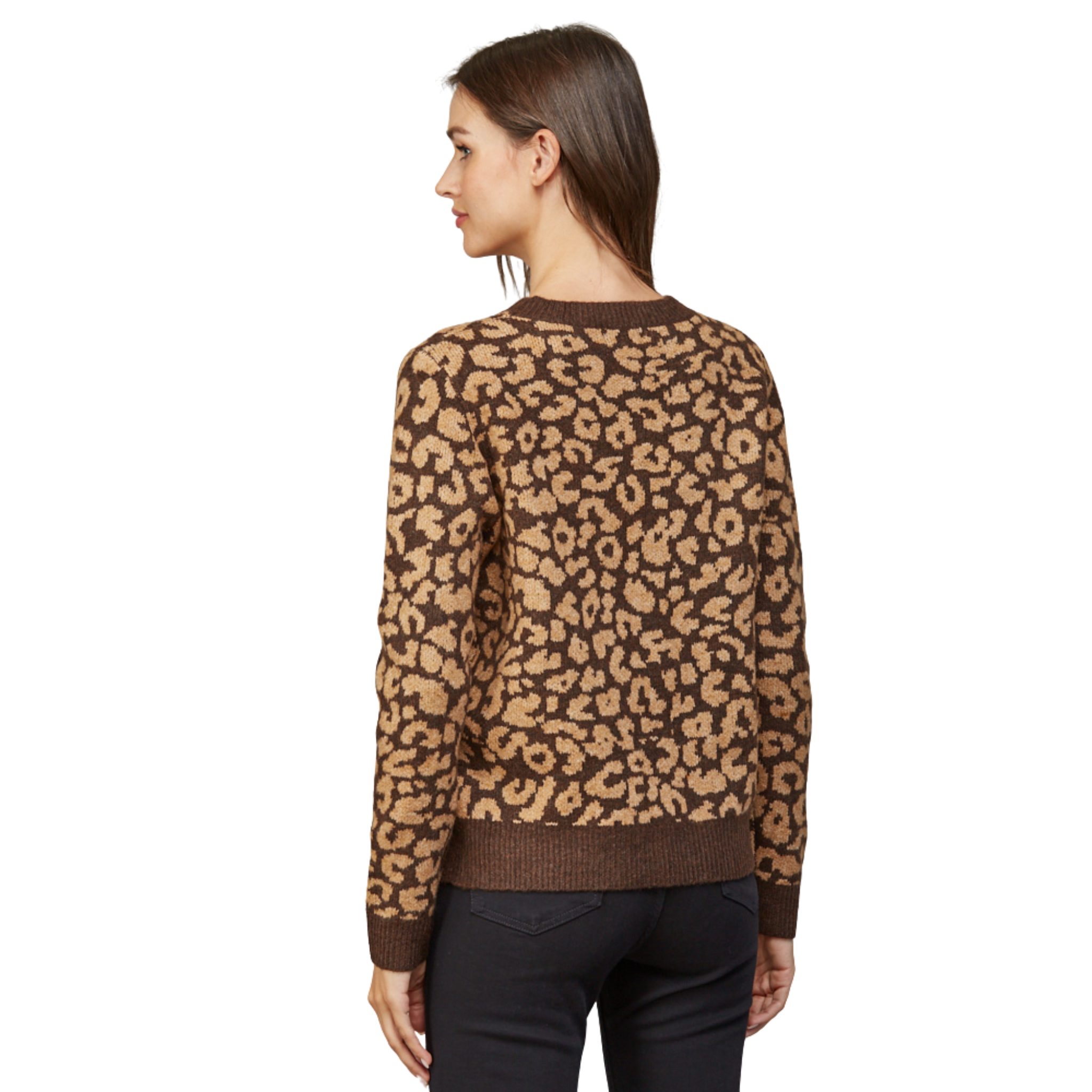 Wild at Heart Crew Neck Sweater-Fairley Fancy