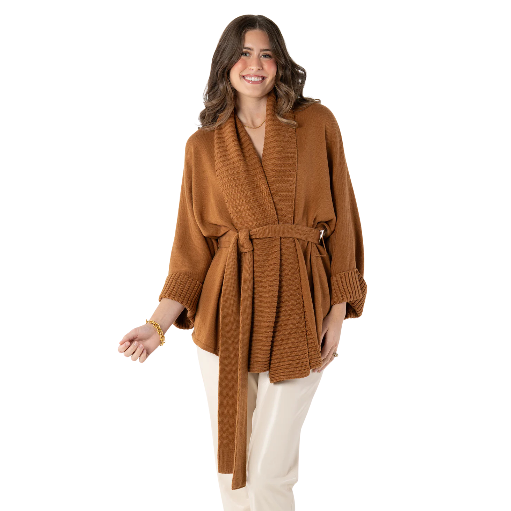 Willow Wrap in Mocha-Fairley Fancy