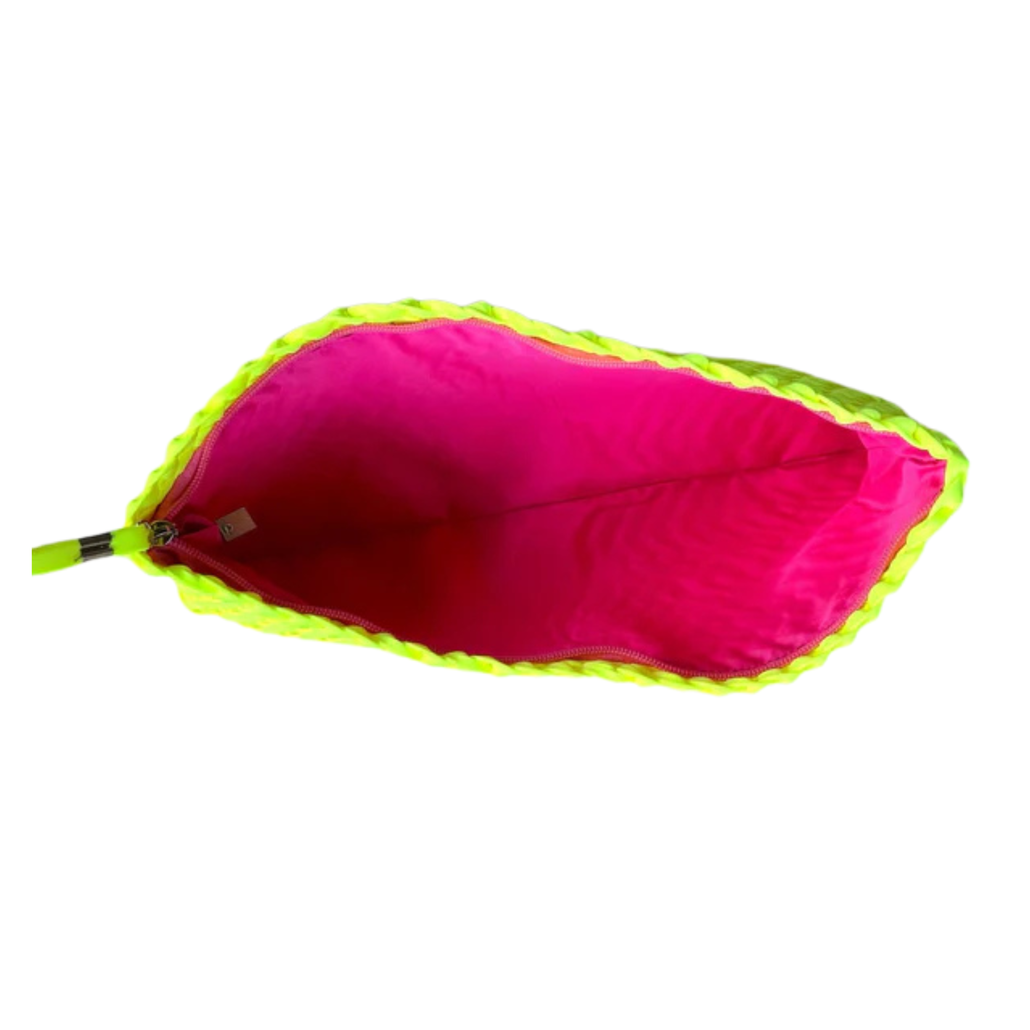 Woven Mahjong Bag Carryall-Chartreuse-Fairley Fancy2