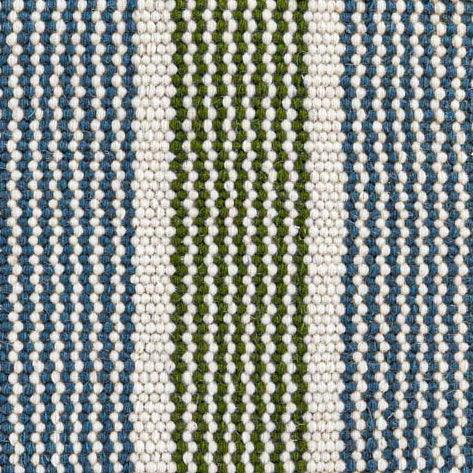 Abbott Flatweave Rug in Green and Blue - Fairley Fancy