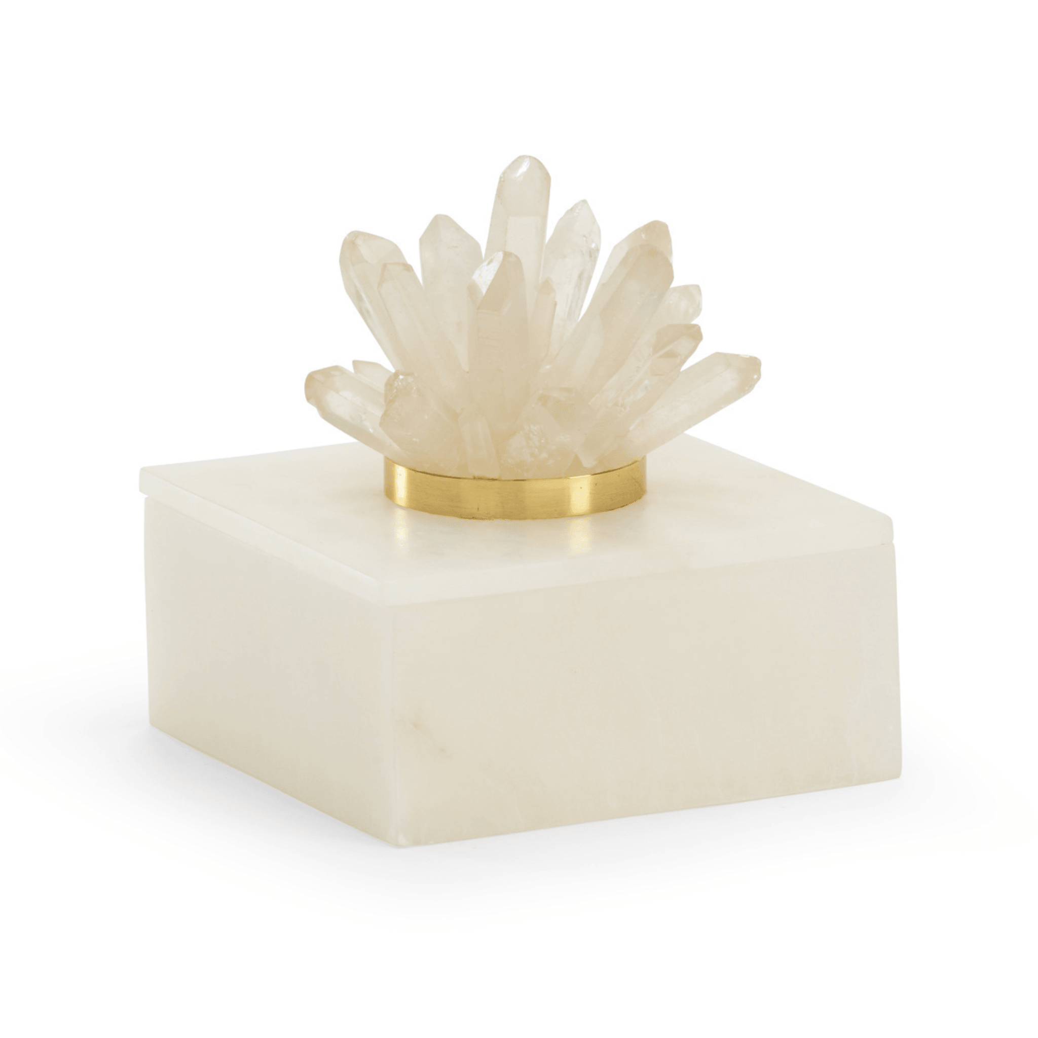 Alabaster And Crystal Box - Fairley Fancy