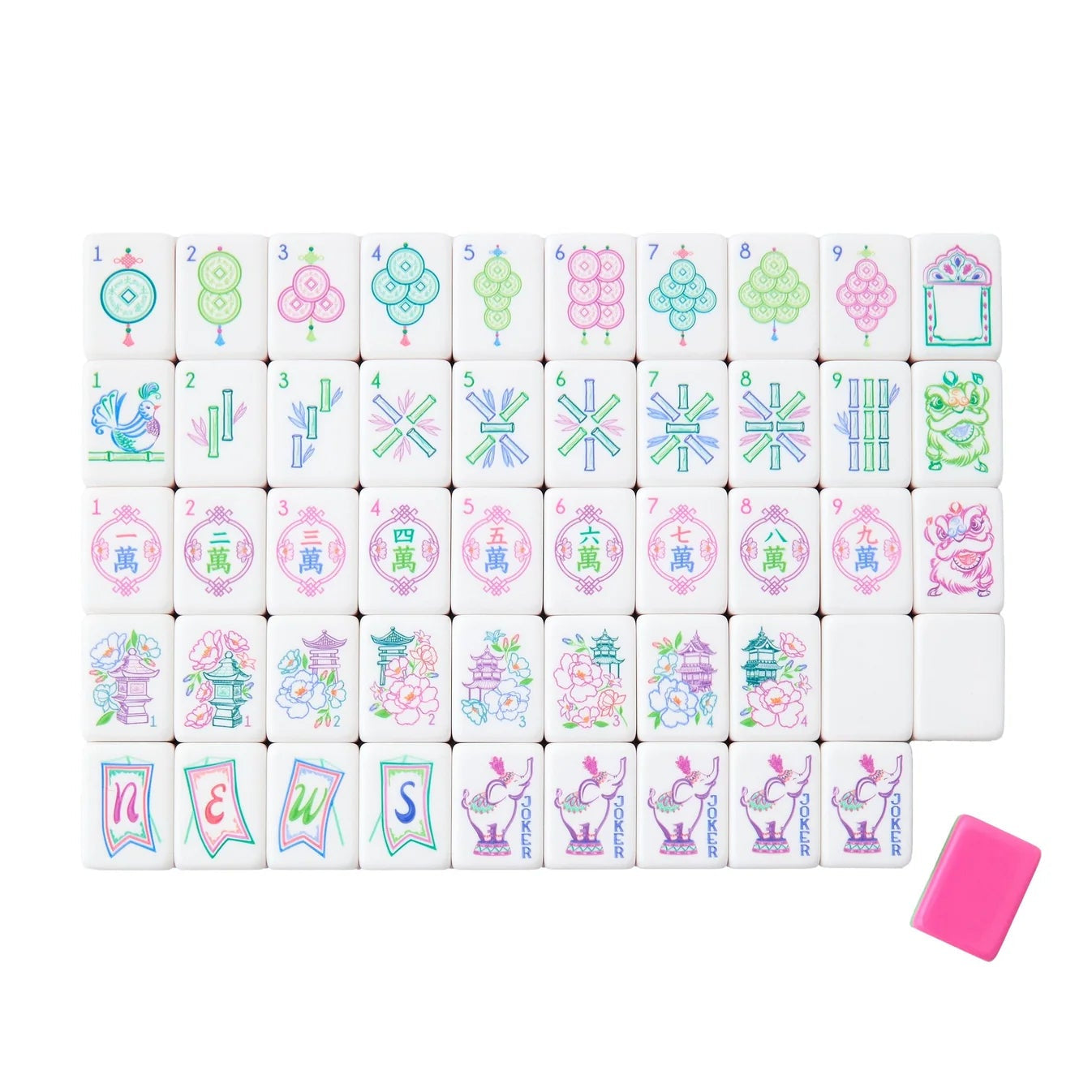 Amara Mahjong Tiles - Fairley Fancy
