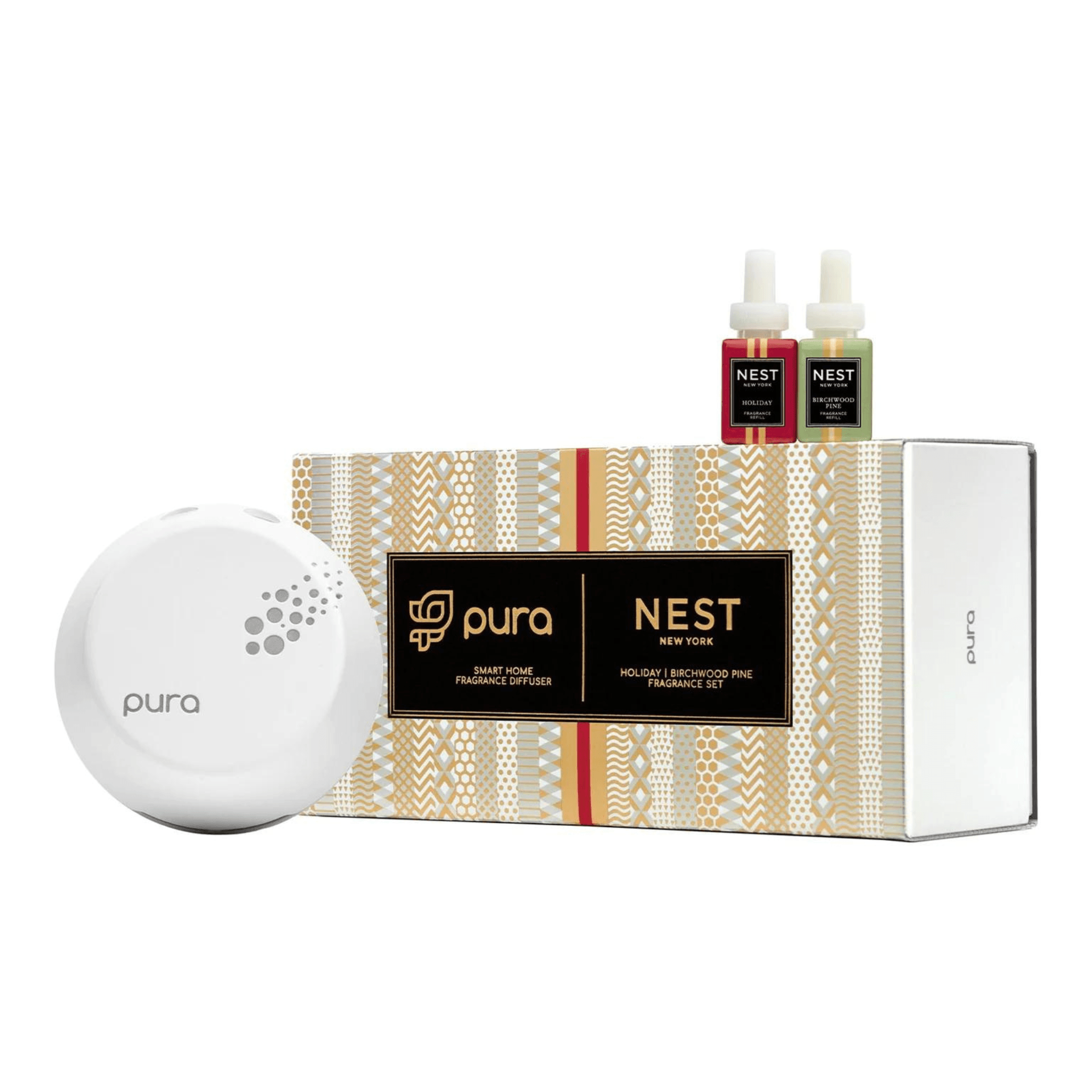 Birchwood Pine And Holiday Pura Smart Home Fragrance Diffuser Set - Fairley Fancy