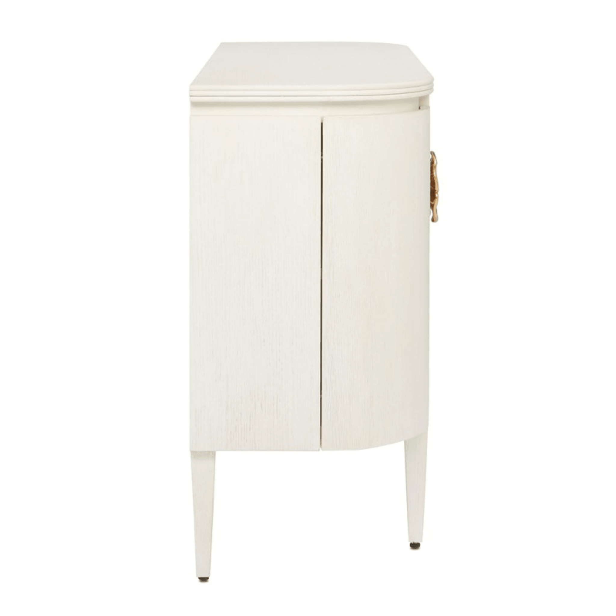 Briallen White Demi-Lune Cabinet - Fairley Fancy