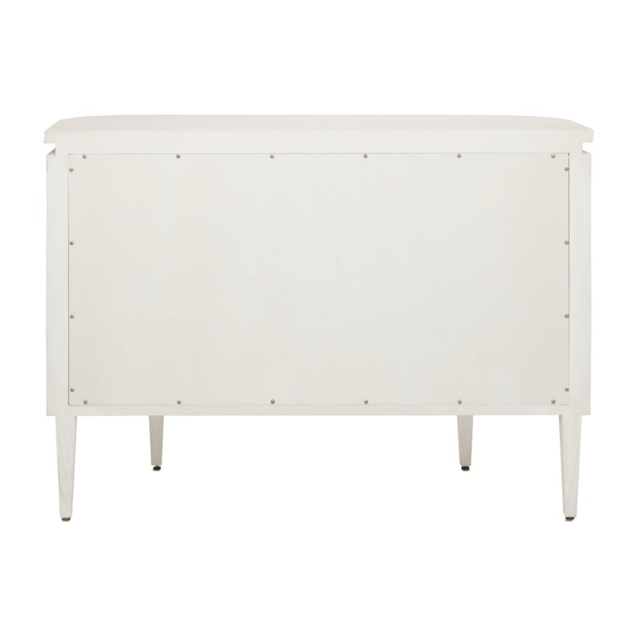 Briallen White Demi-Lune Cabinet - Fairley Fancy