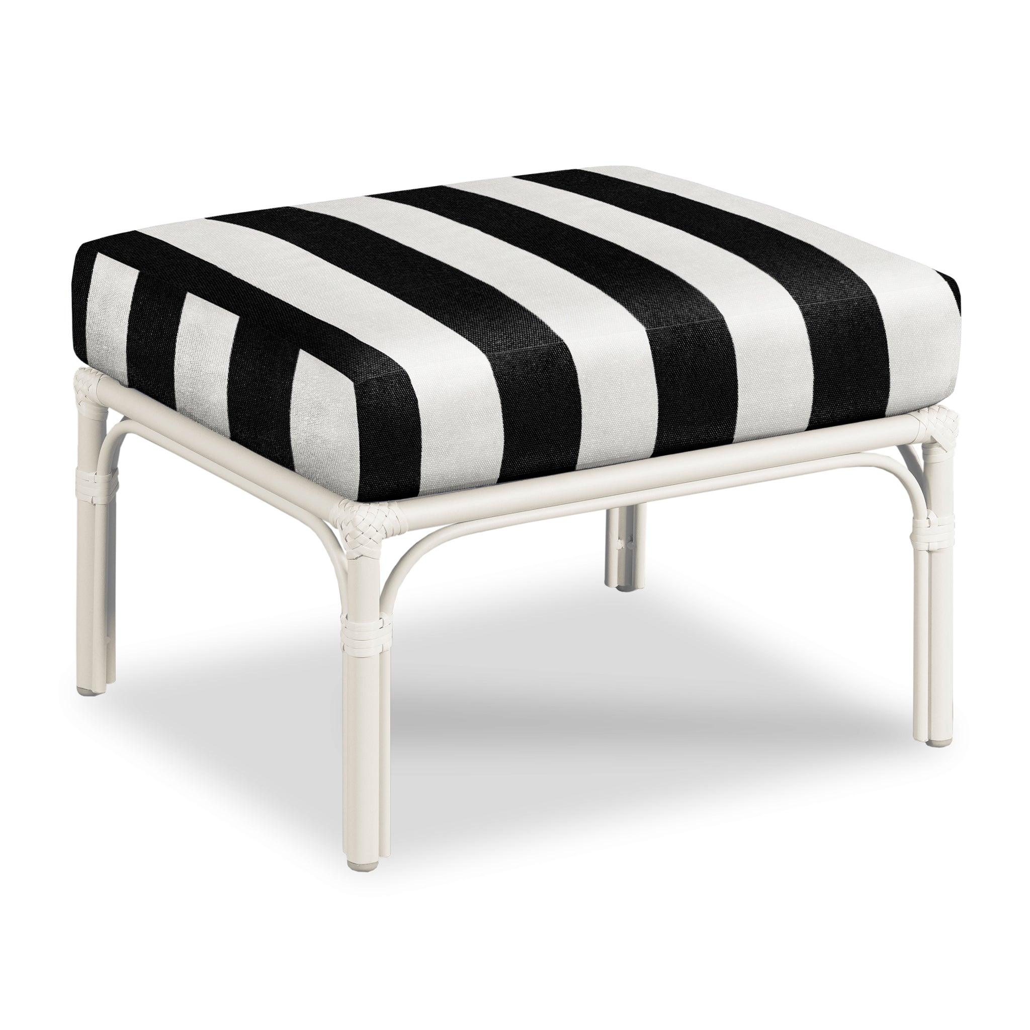Carlyle Outdoor Ottoman - Fairley Fancy
