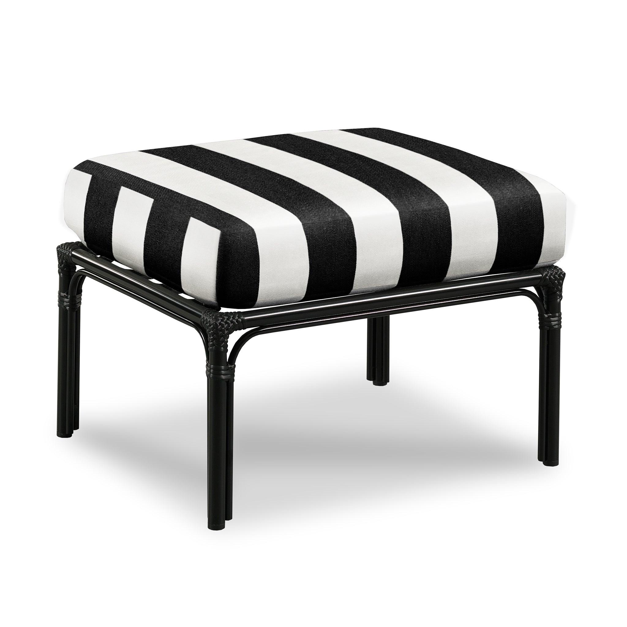 Carlyle Outdoor Ottoman - Fairley Fancy
