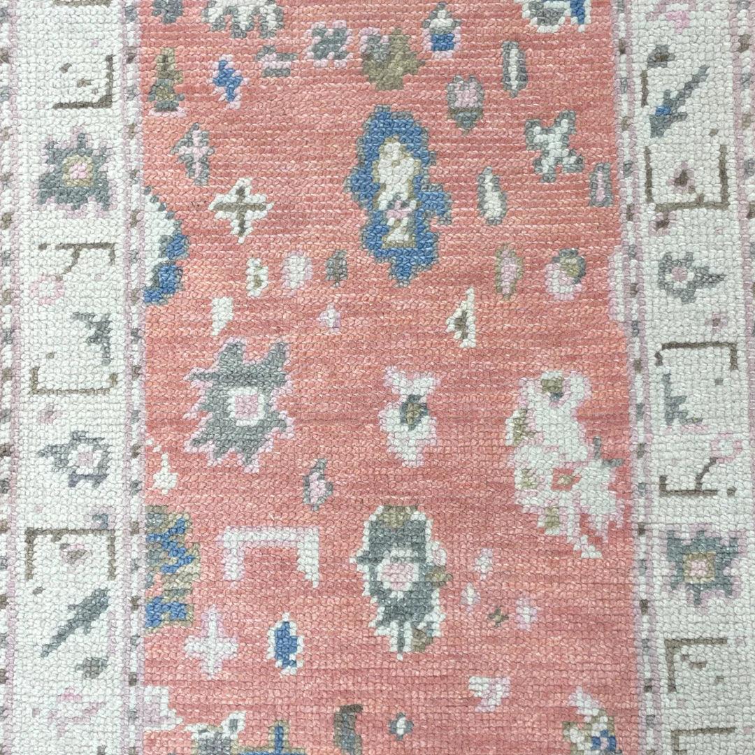 Ellis Rug in Coral - Fairley Fancy