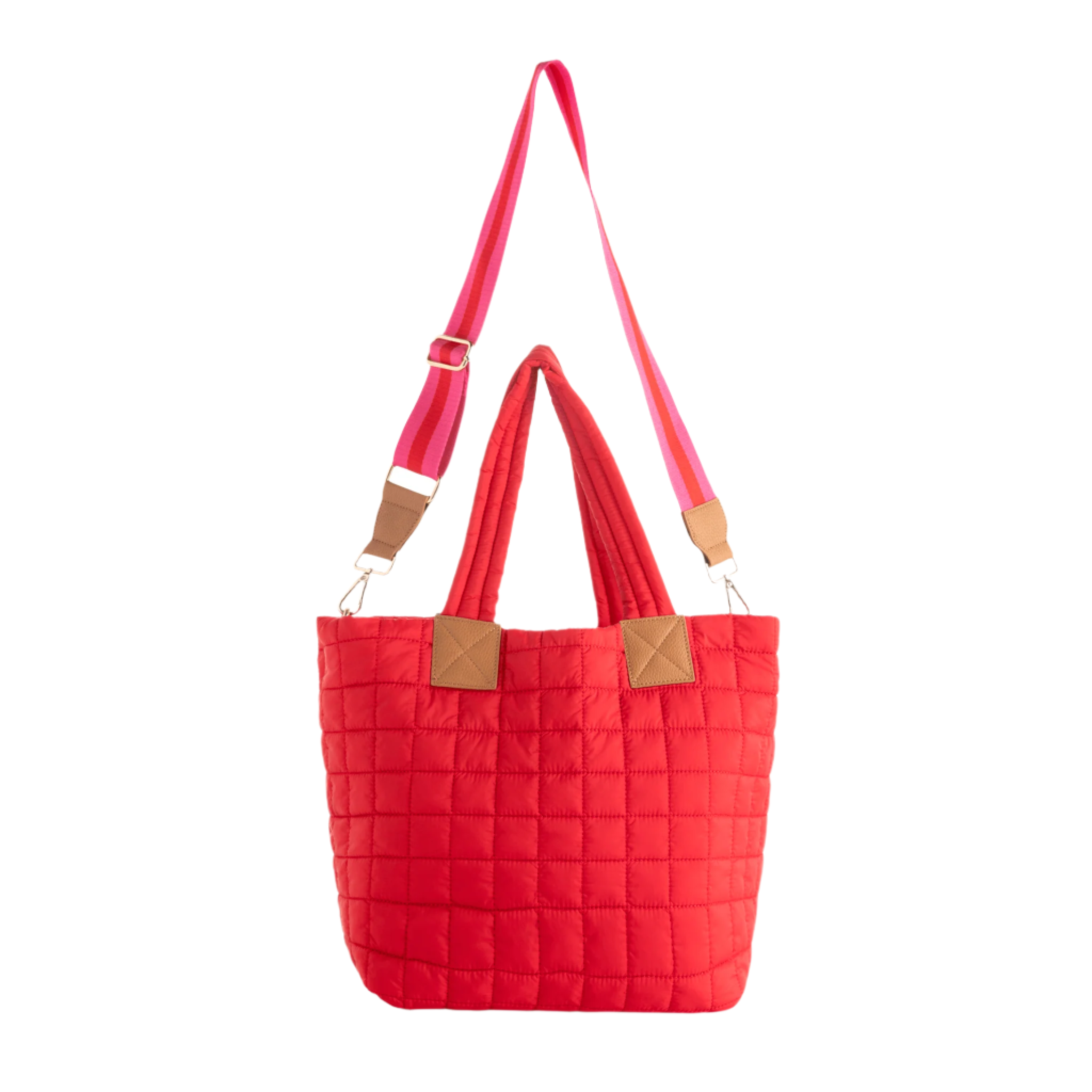 Ezra Tote in Red - Fairley Fancy