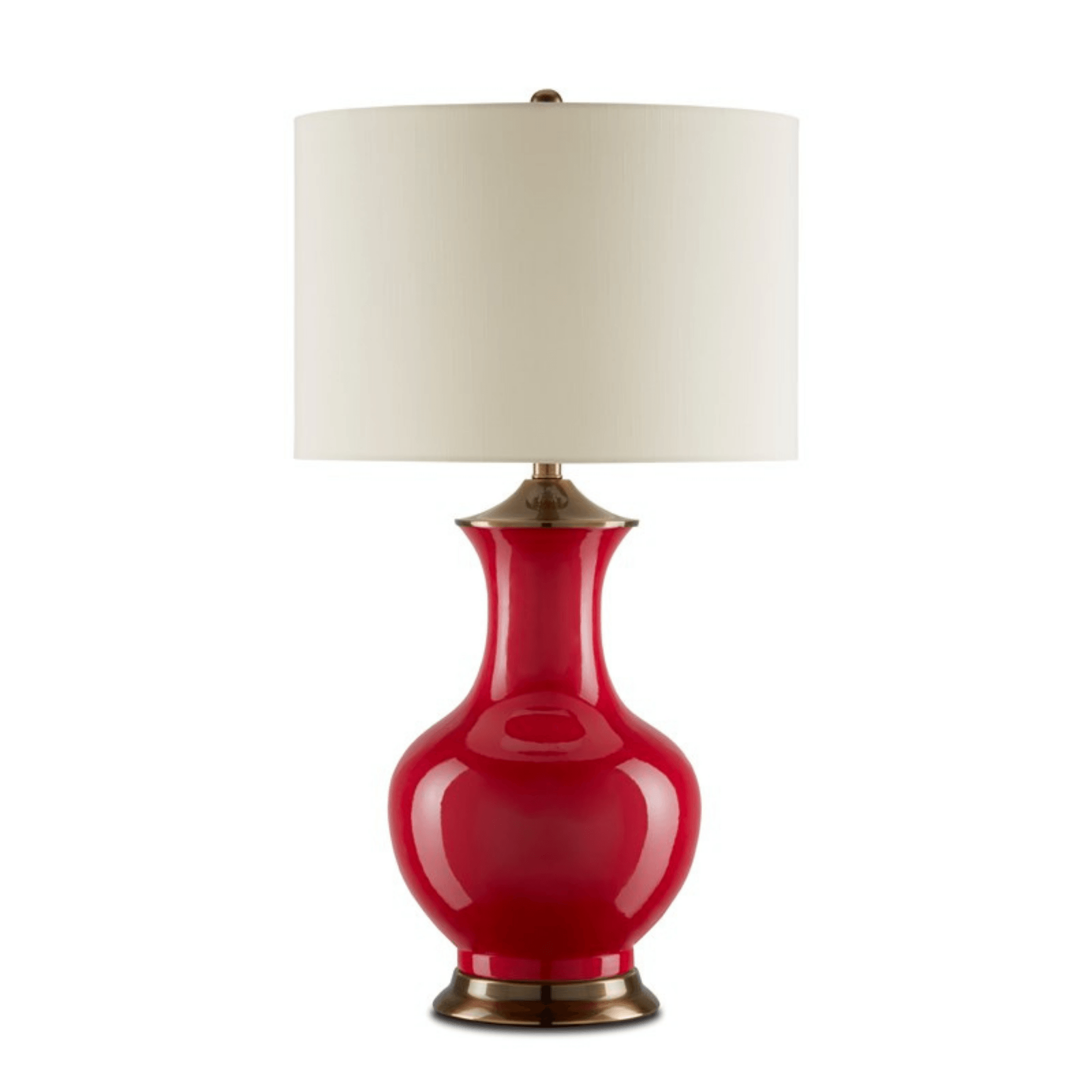 Lilou Red Table Lamp - Fairley Fancy
