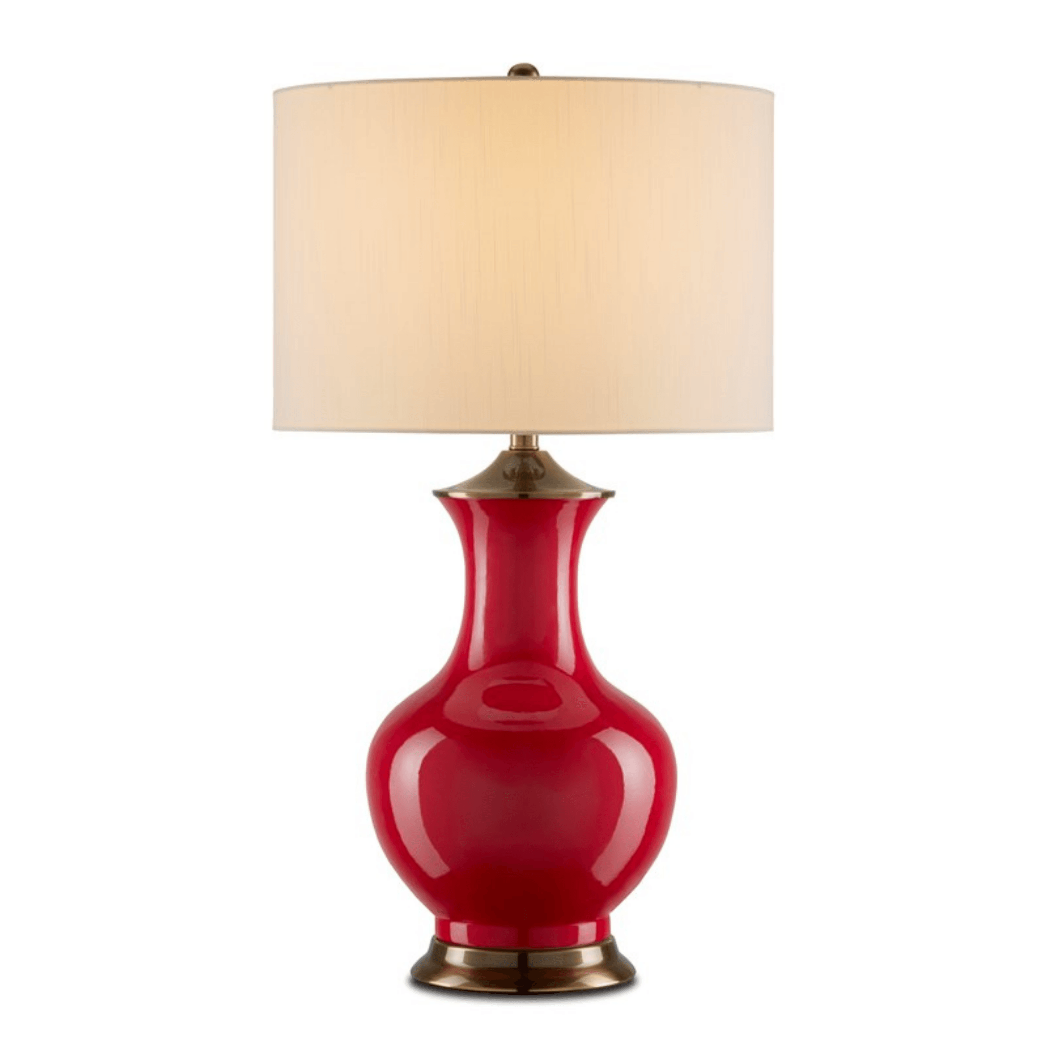 Lilou Red Table Lamp - Fairley Fancy