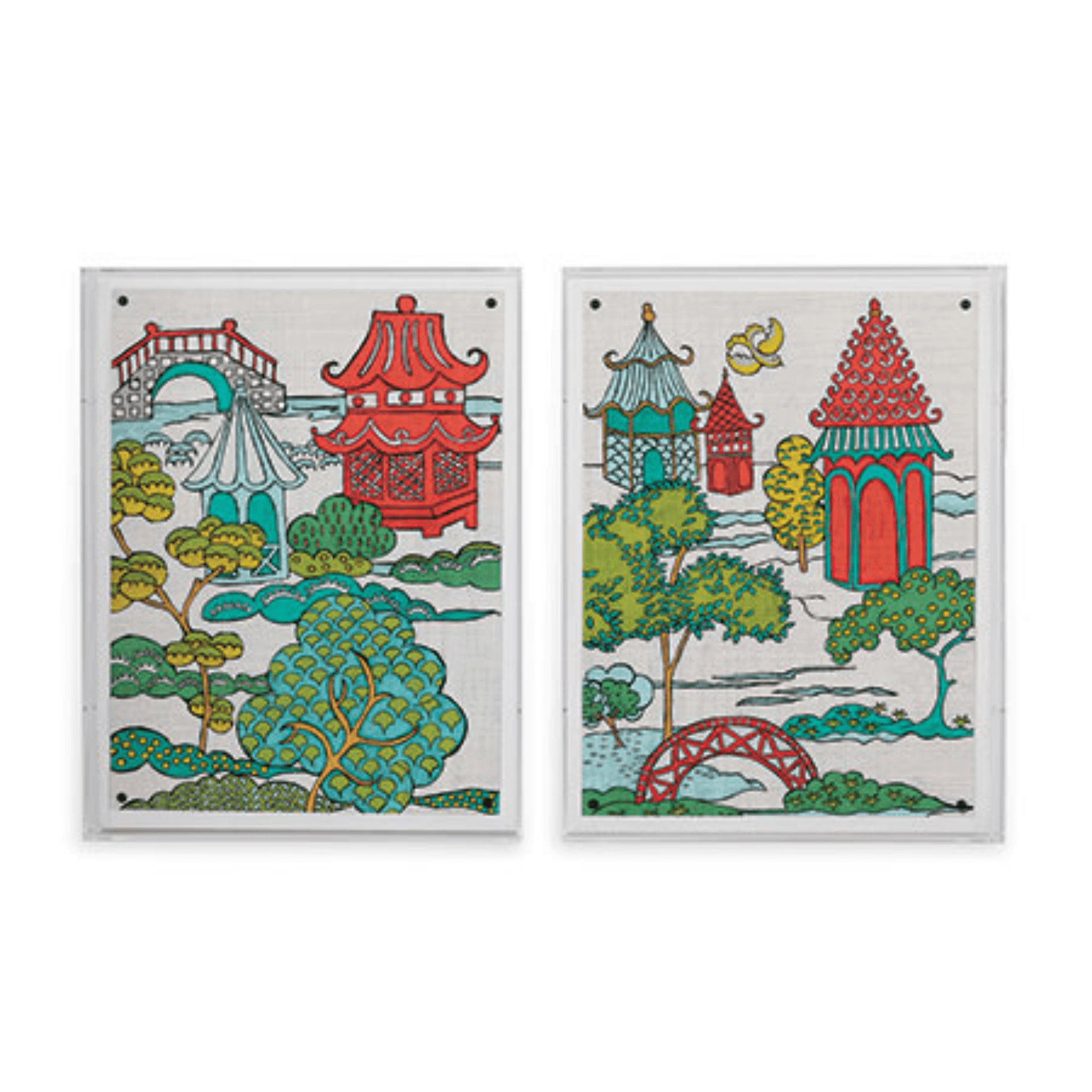 Pagoda Landscape I - Fairley Fancy