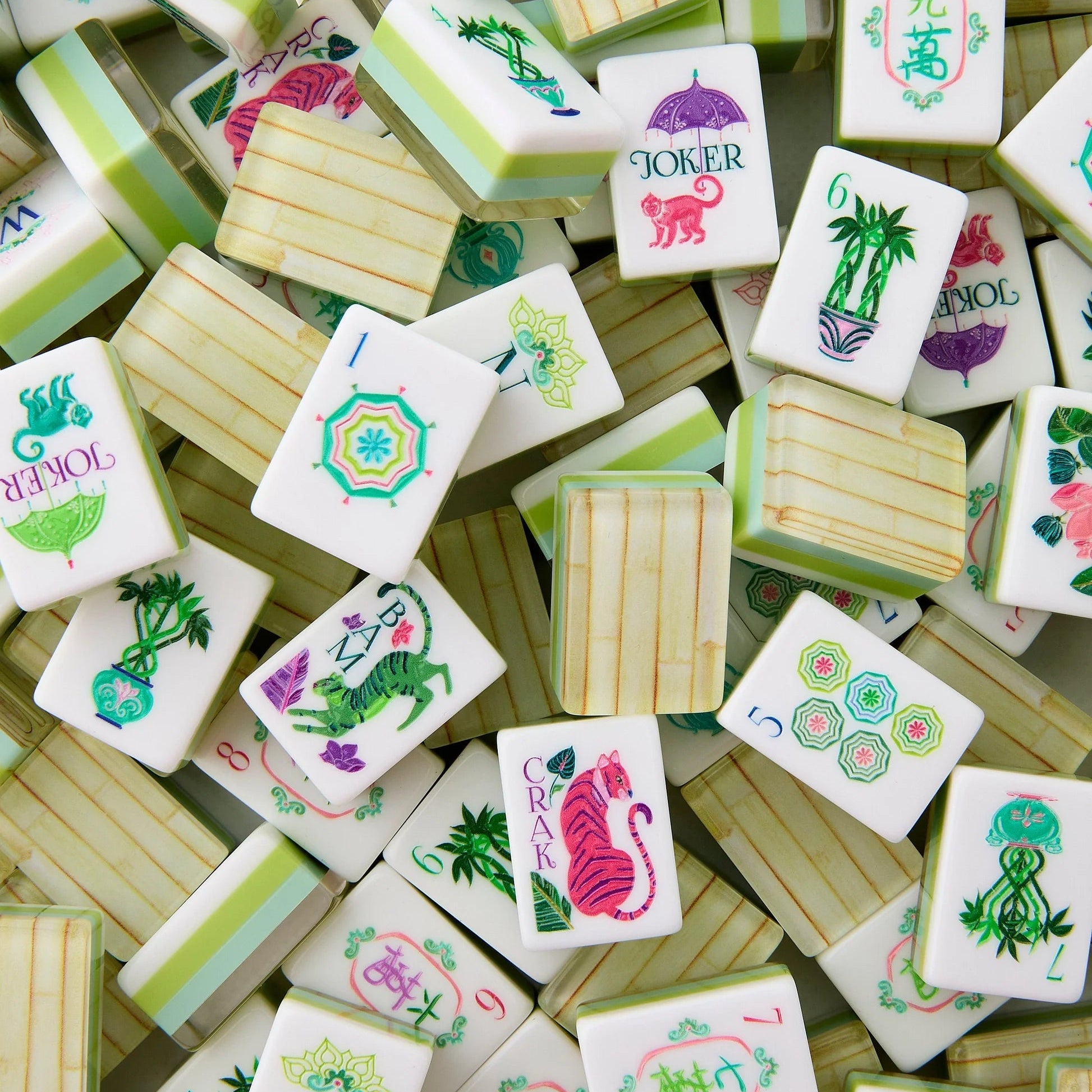 Palm Royale Mahjong Tiles