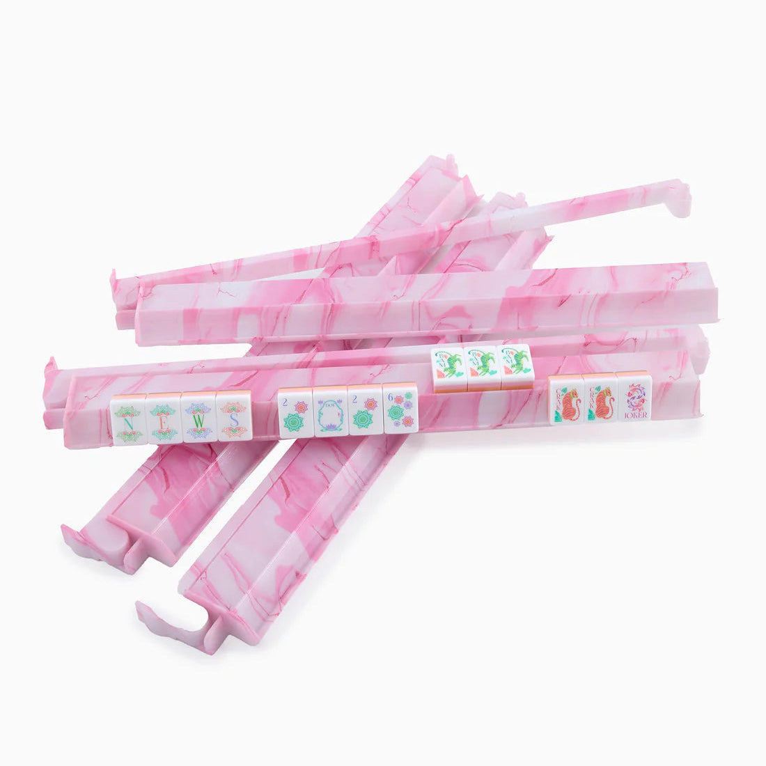 Pink quartz rack and pusher