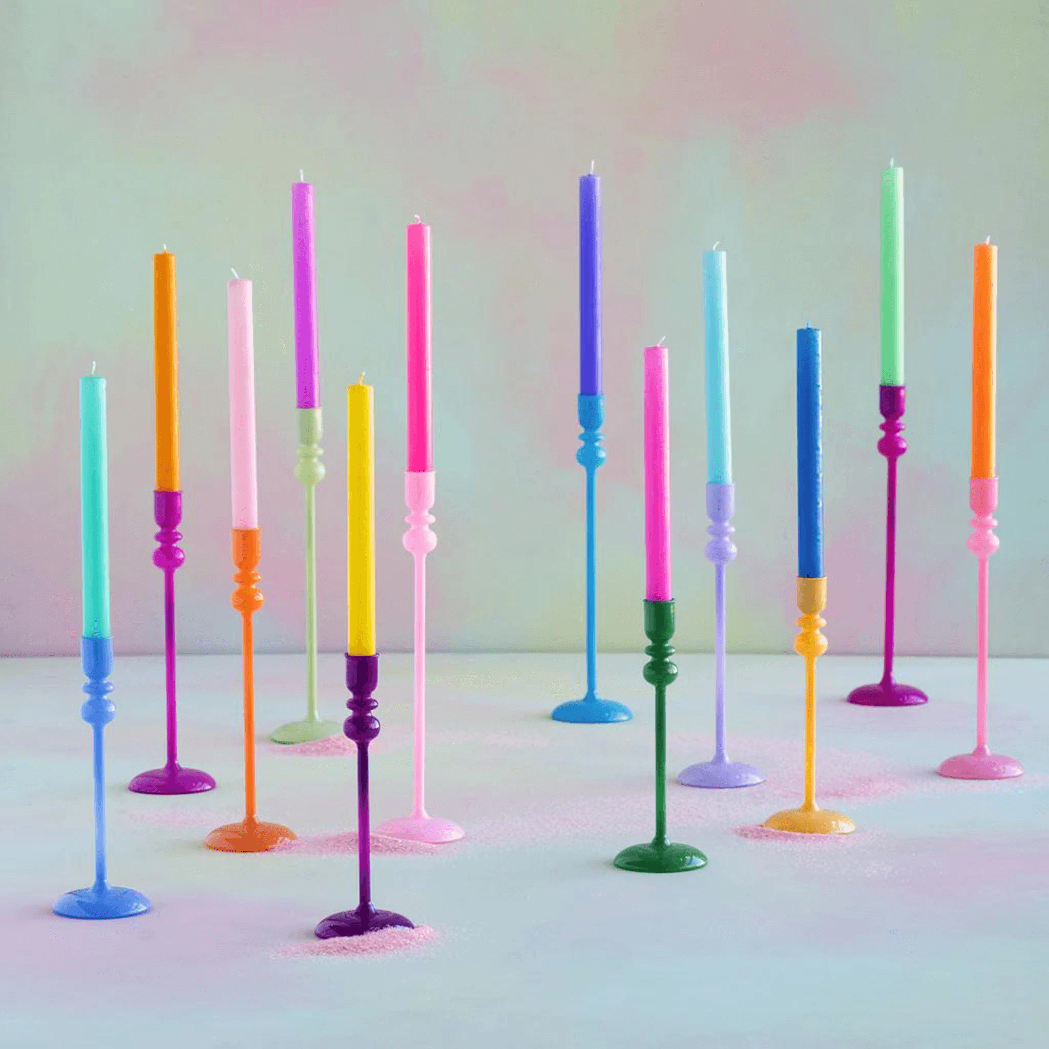 Rainbow Taper Candle, Boxed Set of 4 - Fairley Fancy