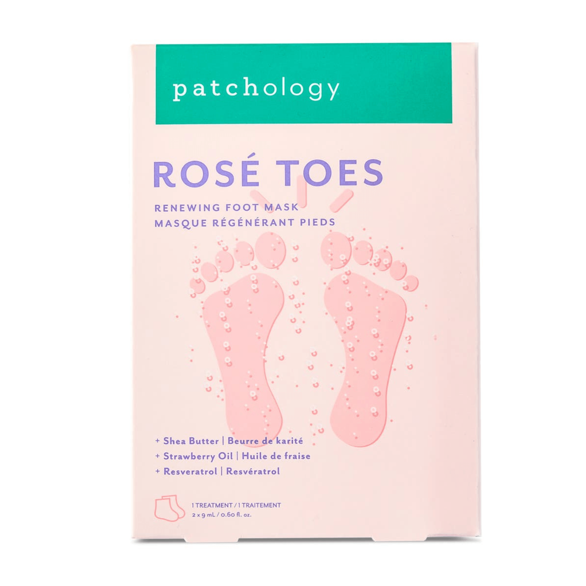 Rosé Toes Foot Mask - Fairley Fancy