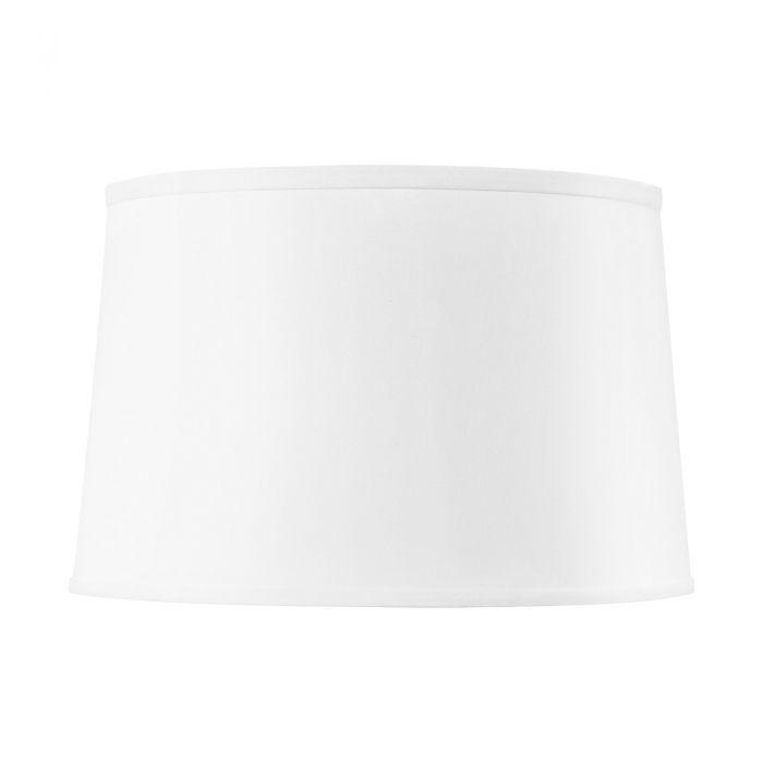 Shade 17" with Nickel, White - Fairley Fancy