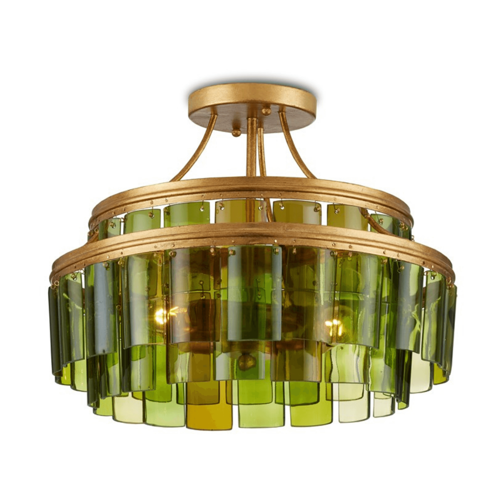 Vintner Green Semi-Flush Mount - Fairley Fancy