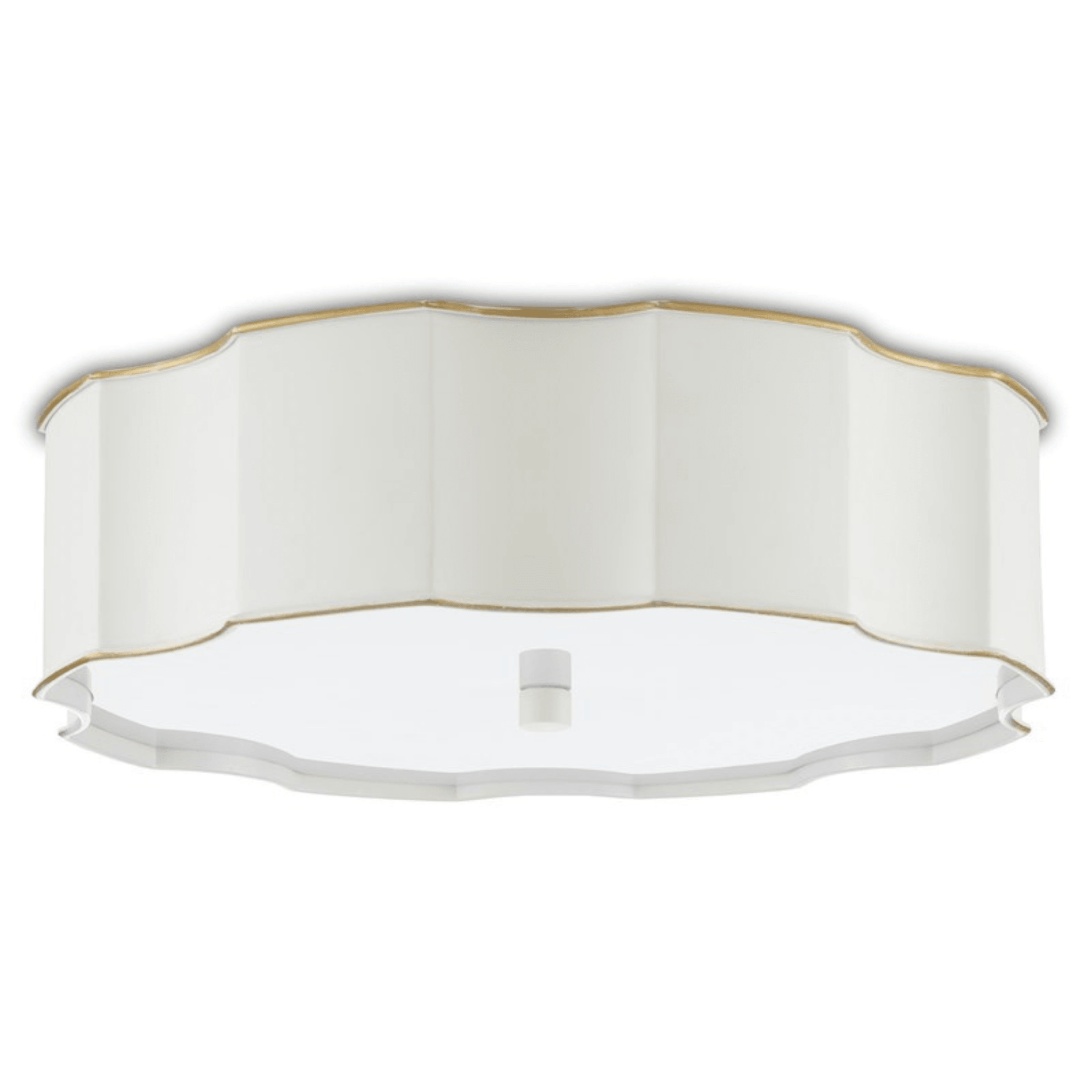Wexford White Flush Mount - Fairley Fancy