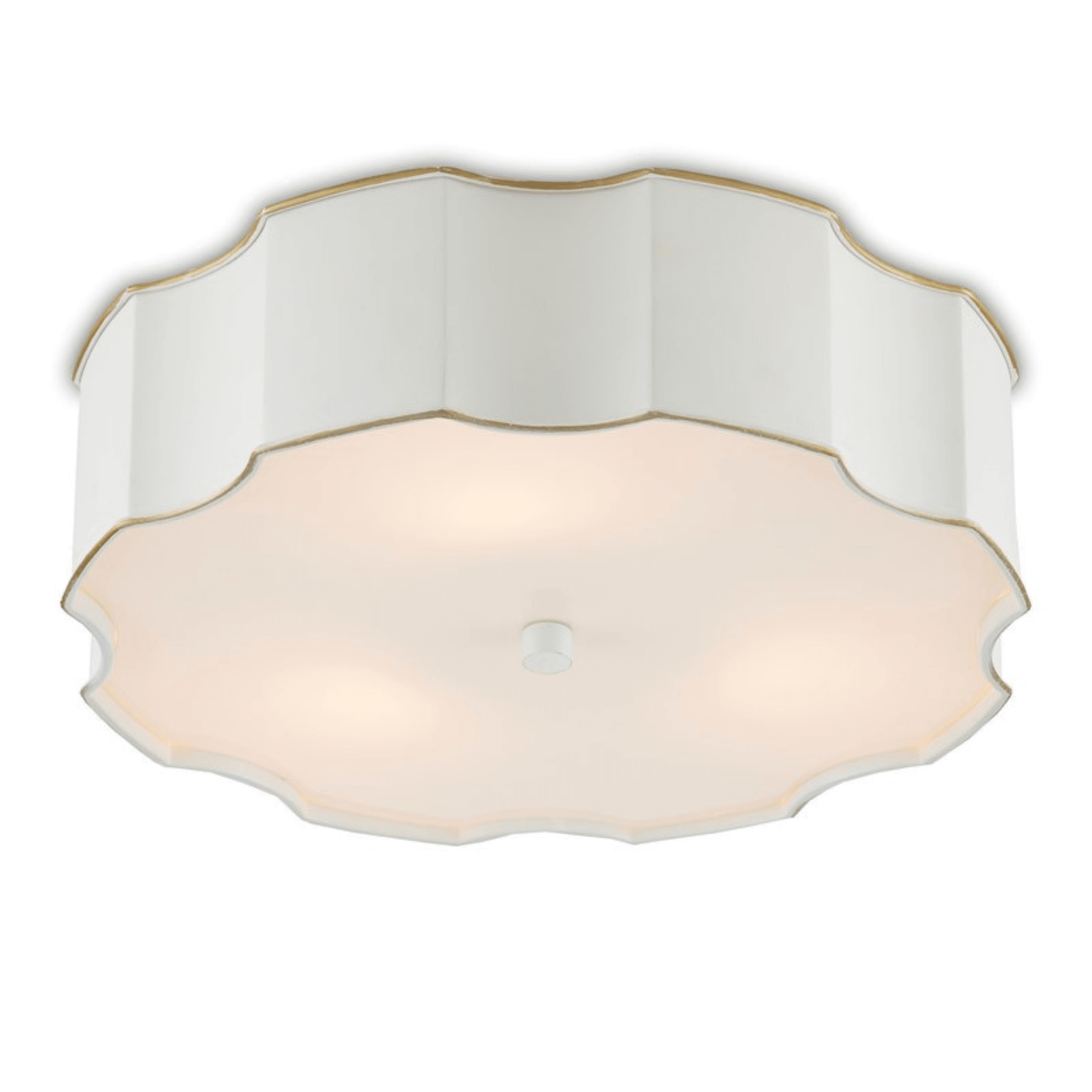 Wexford White Flush Mount - Fairley Fancy