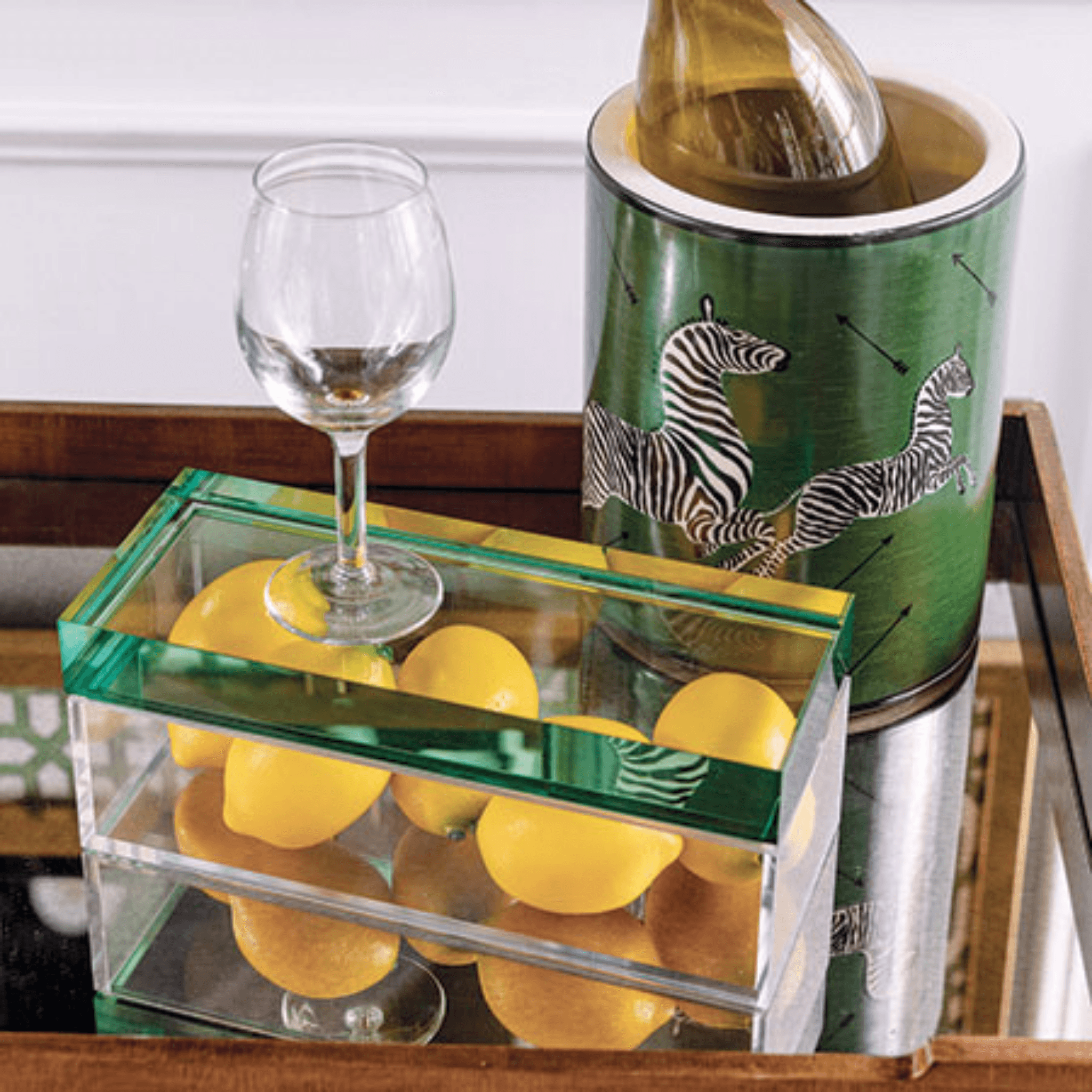 Zebra Ice Bucket - Fairley Fancy