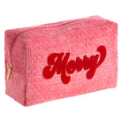 "Merry" Zip  Pouch in Pink - Fairley Fancy