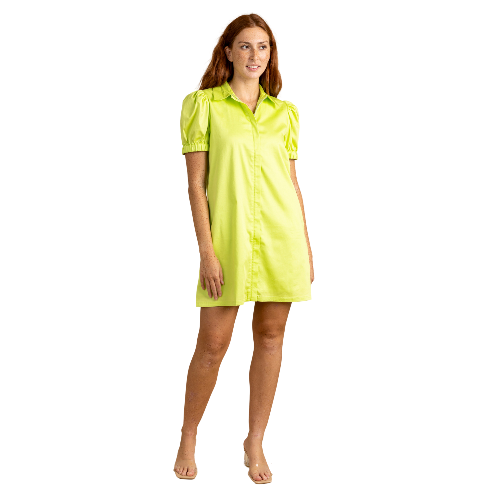 Anderson Dress in Algae - FAIRLEY FANCY