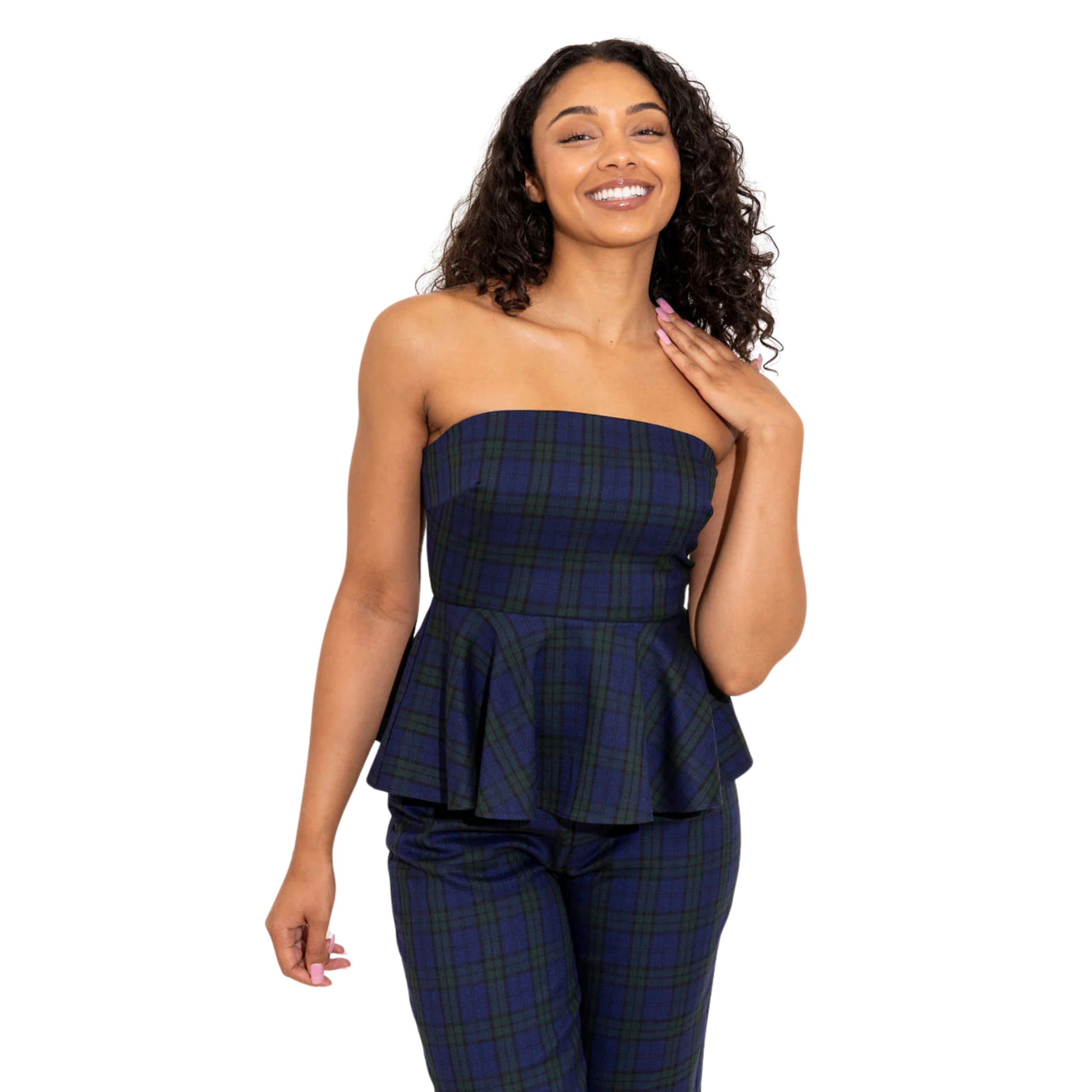 Melissa Top in Tartan - Fairley Fancy