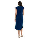 Channing Dress in Navy French Terry - Fairley Fancy