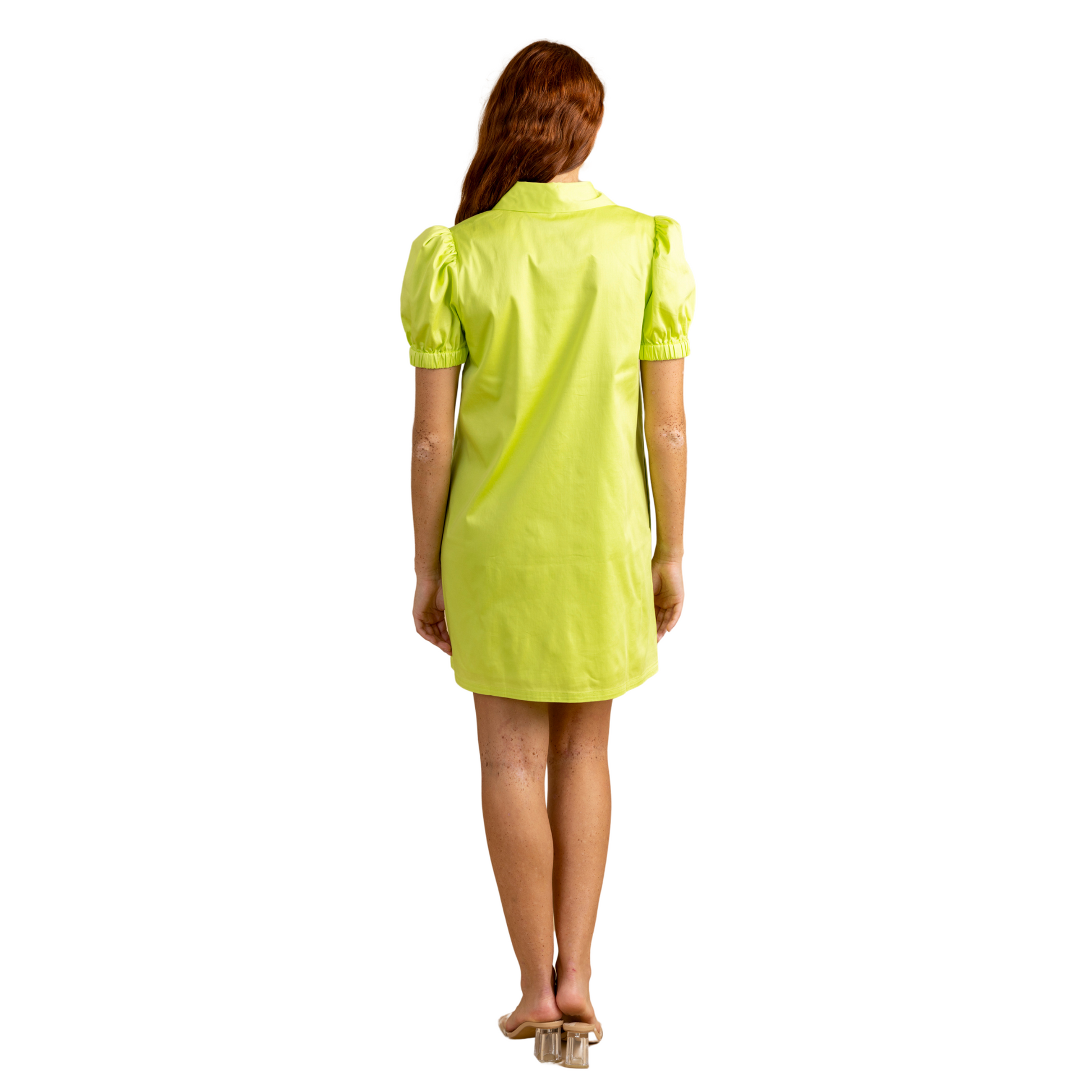 Anderson Dress in Algae - FAIRLEY FANCY