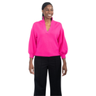 Lolli Sweater in Fuchsia Fedora - Fairley Fancy