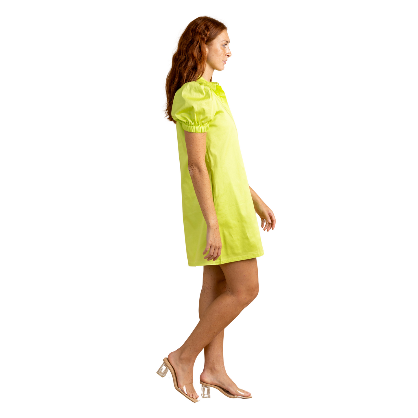 Anderson Dress in Algae - FAIRLEY FANCY