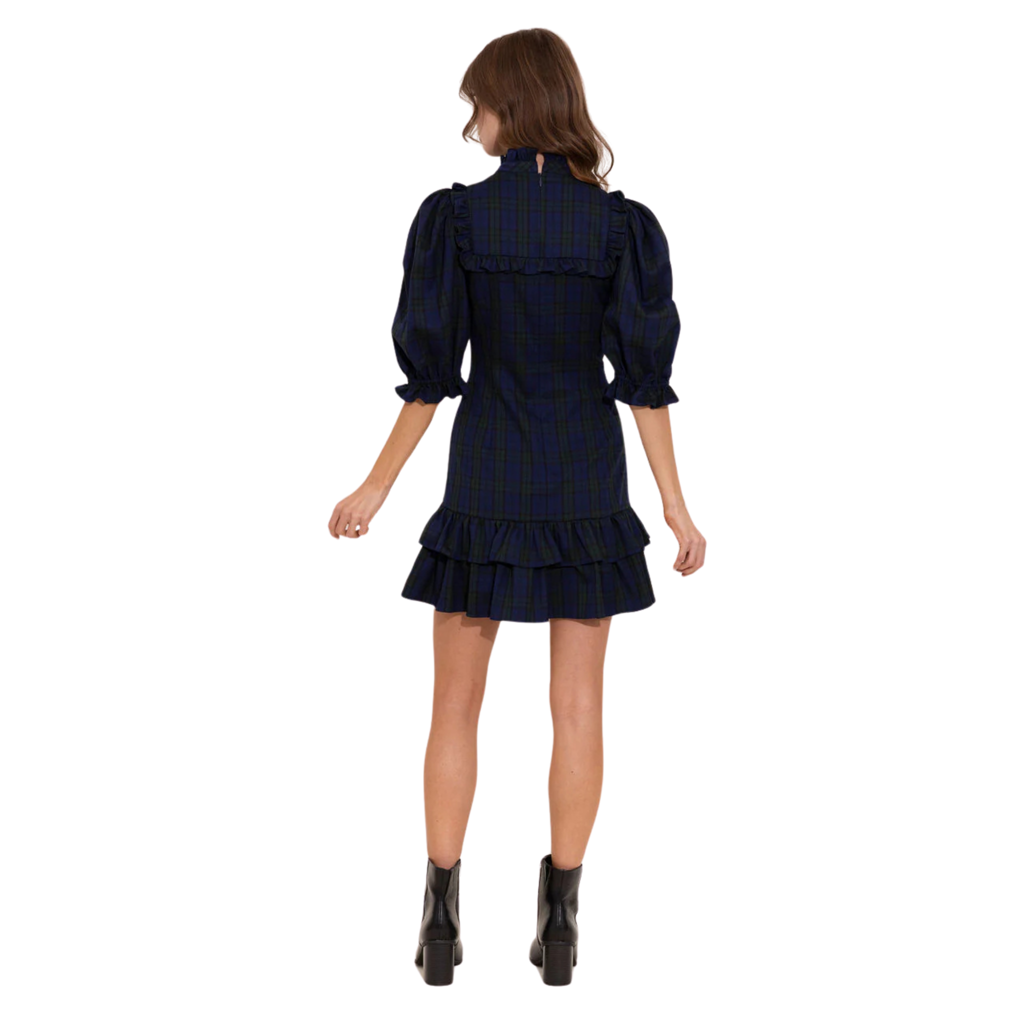 Murphy Dress in Tartan - Fairley Fancy