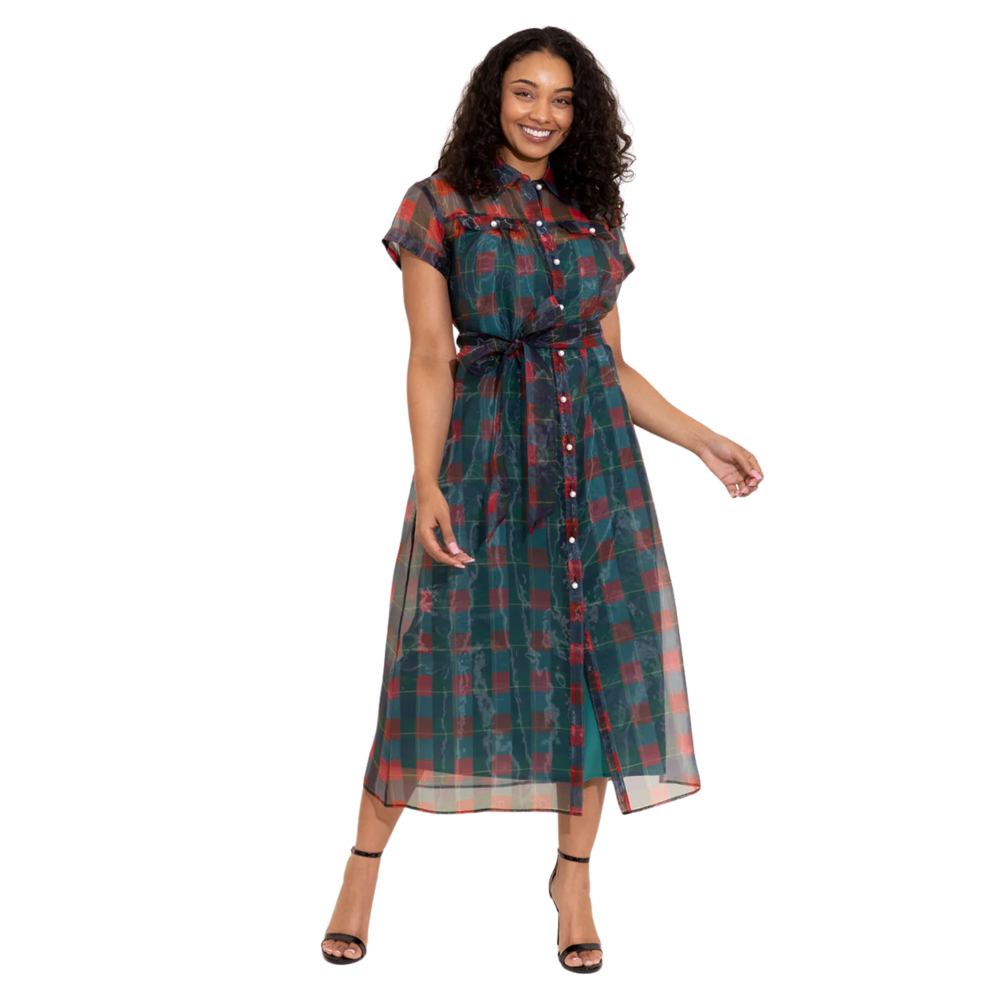 Rachel Dress in Holiday Plaid - Fairley Fancy