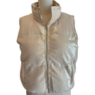 Sequined Vest in Cream - Fairley Fancy